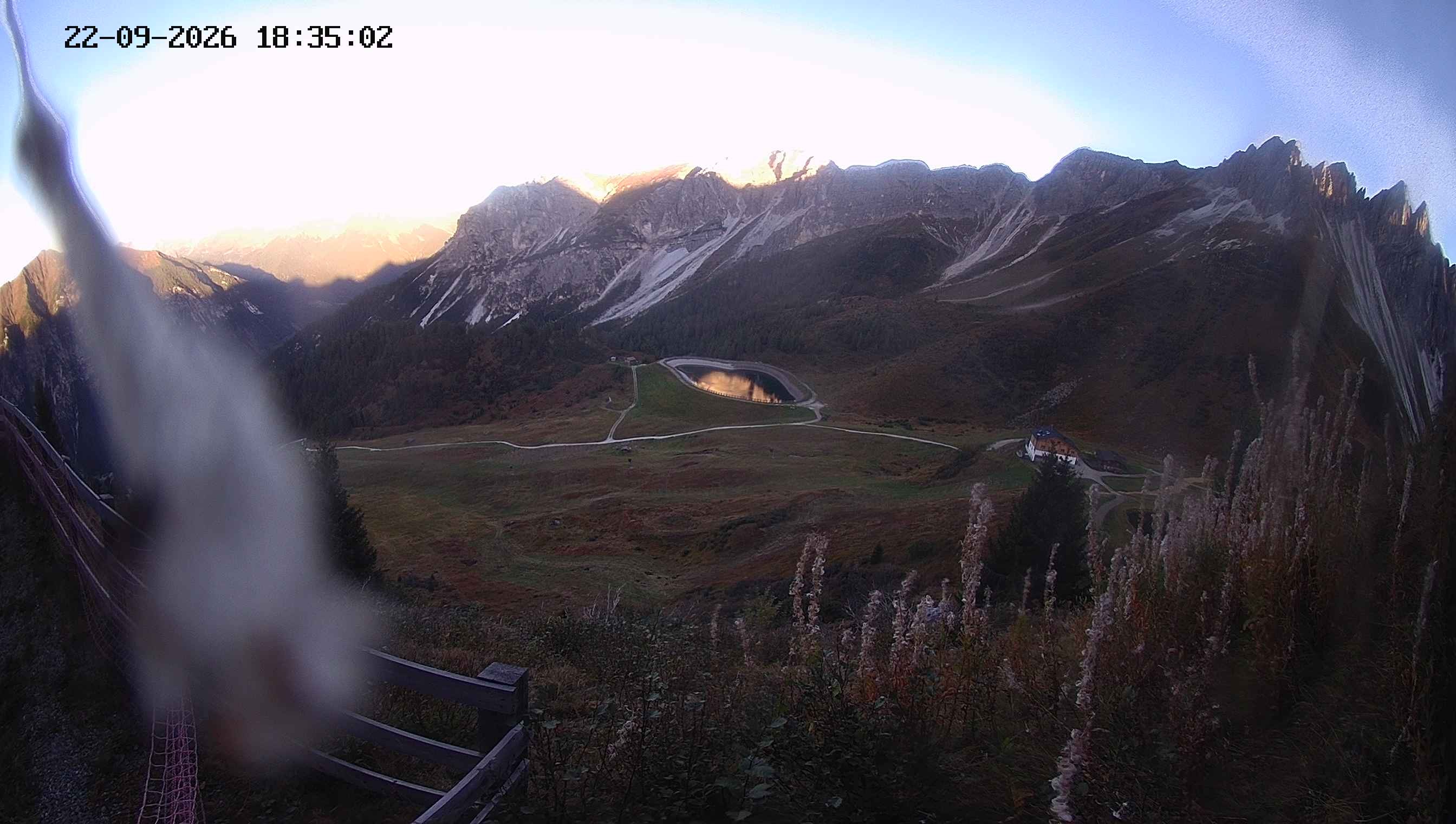 Archived image Webcam Ladurns - Malga Edelweis