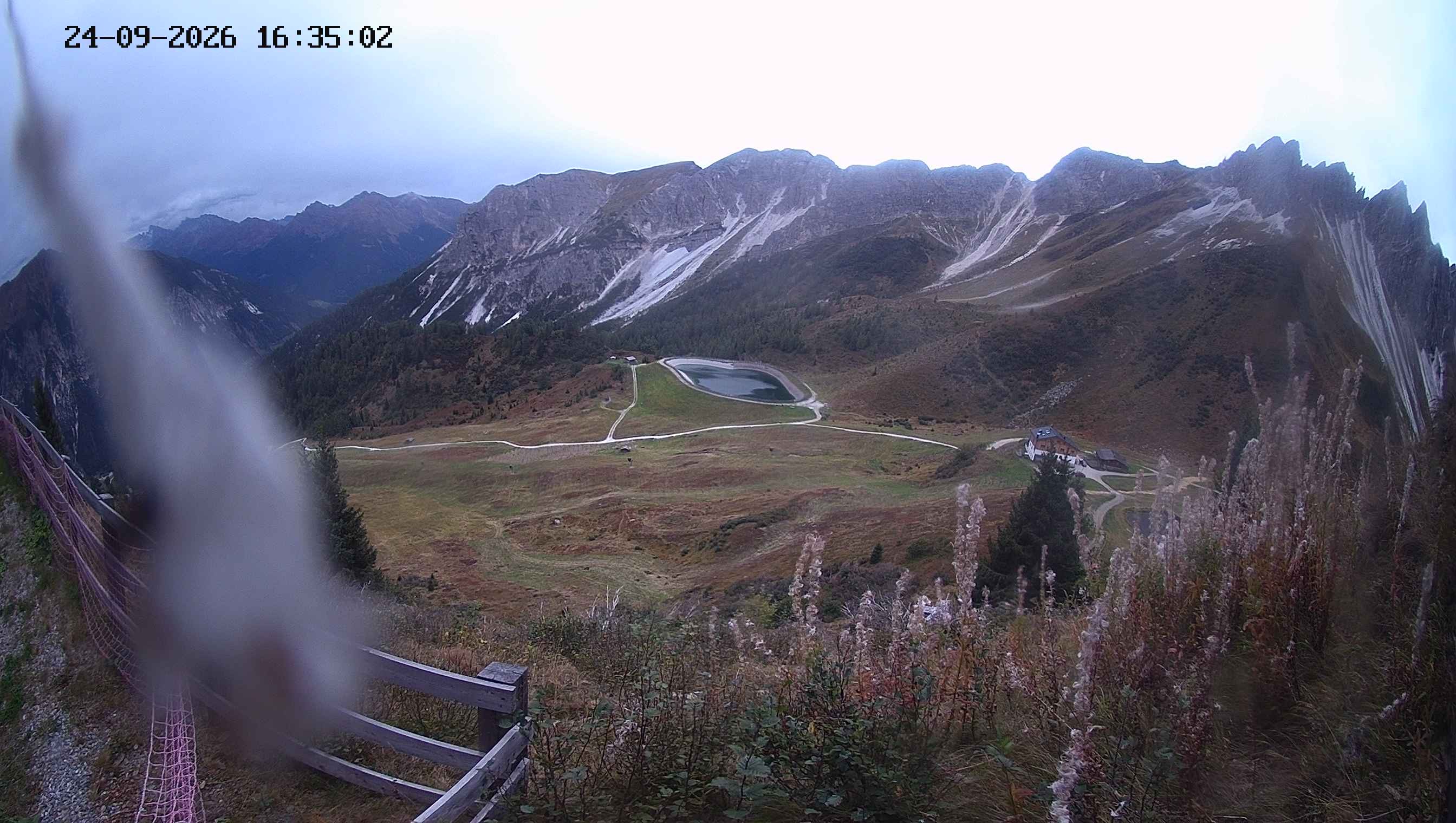 Archived image Webcam Ladurns - Malga Edelweis