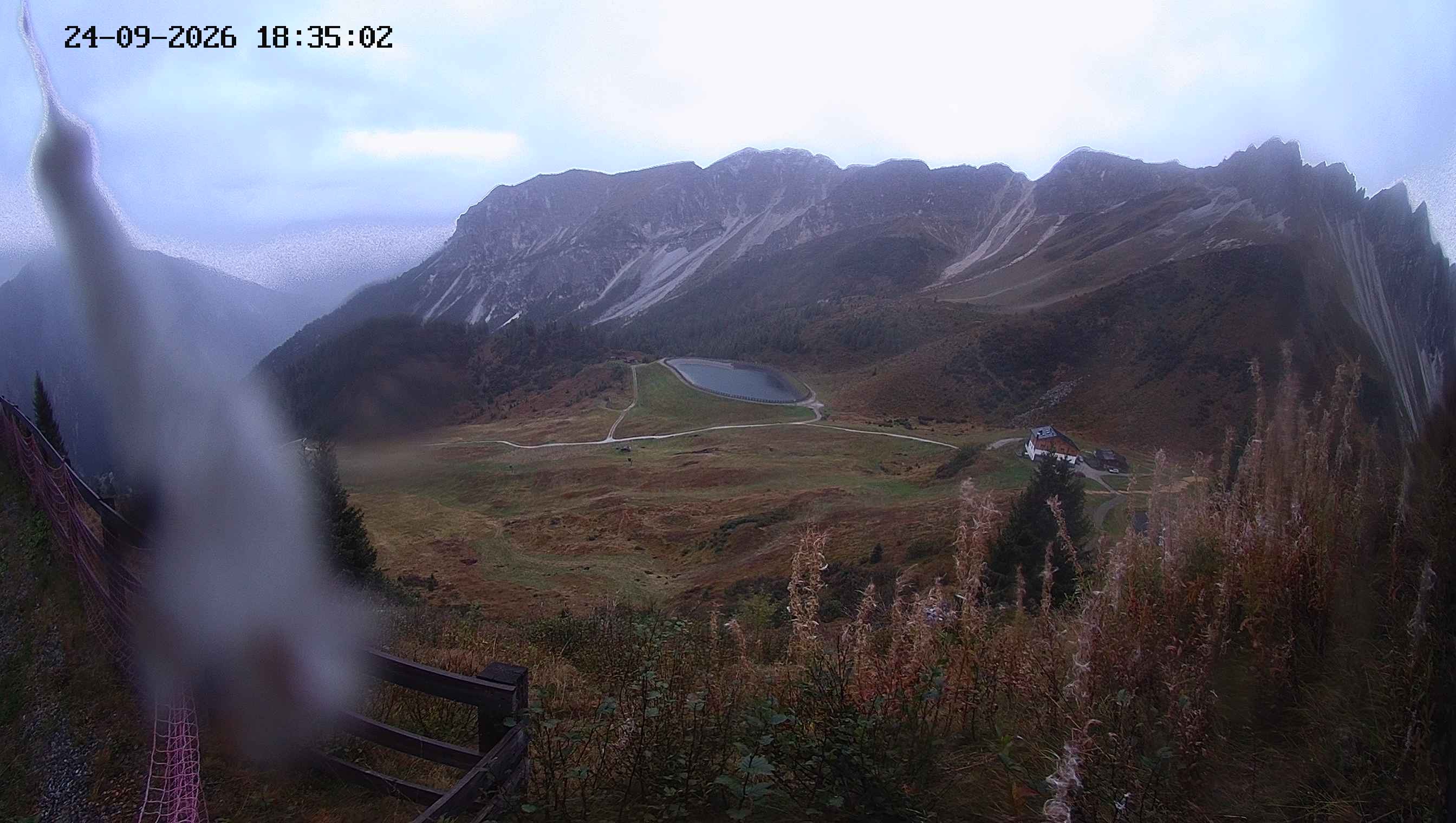 Archived image Webcam Ladurns - Malga Edelweis