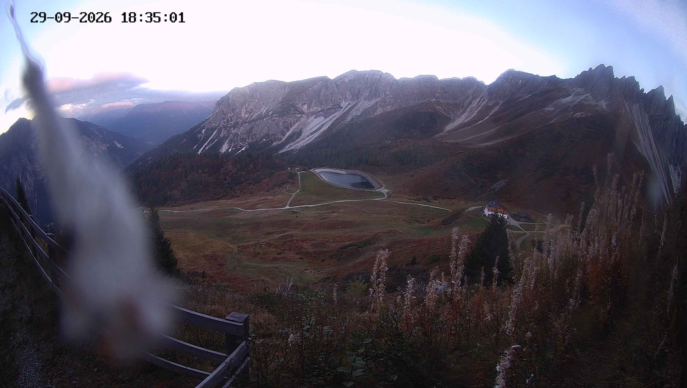 Archived image Webcam Ladurns - Malga Edelweis