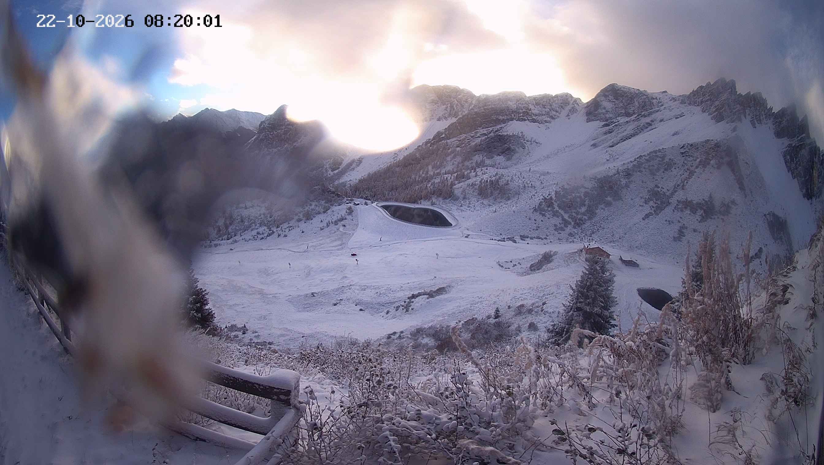 Archived image Webcam Ladurns - Malga Edelweis