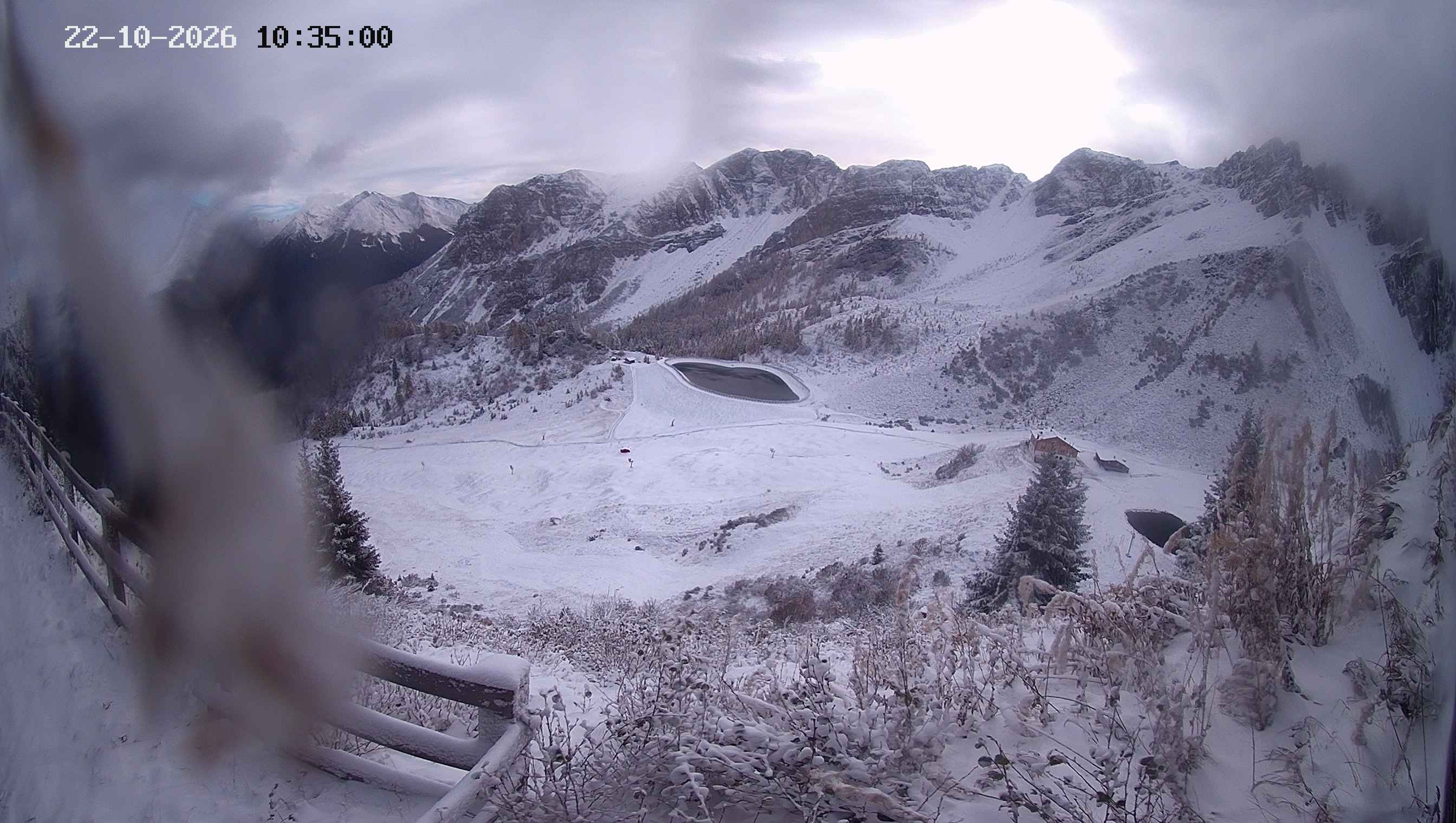Archived image Webcam Ladurns - Malga Edelweis