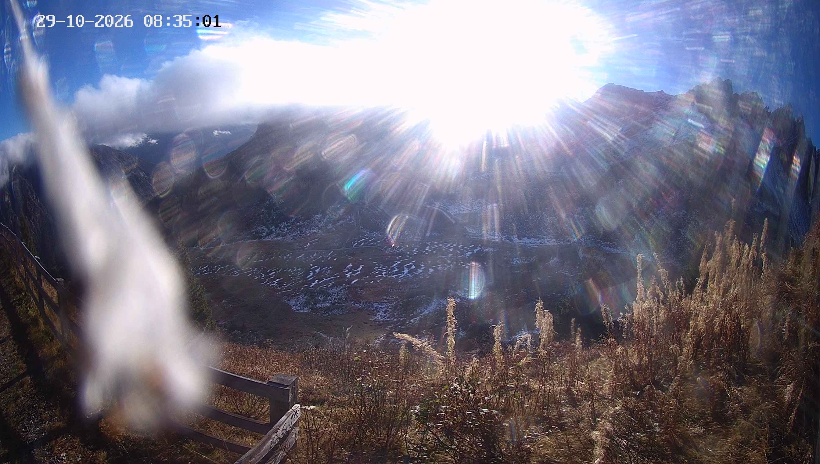 Archiv Foto Webcam Ladurns - Edelweißhütte