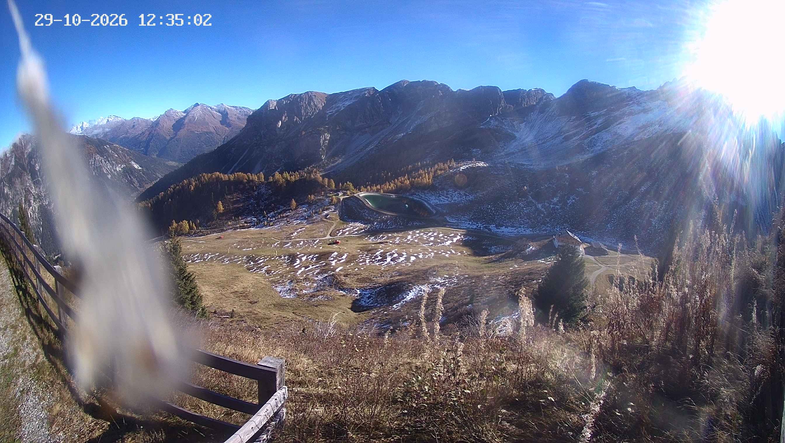 Archiv Foto Webcam Ladurns - Edelweißhütte