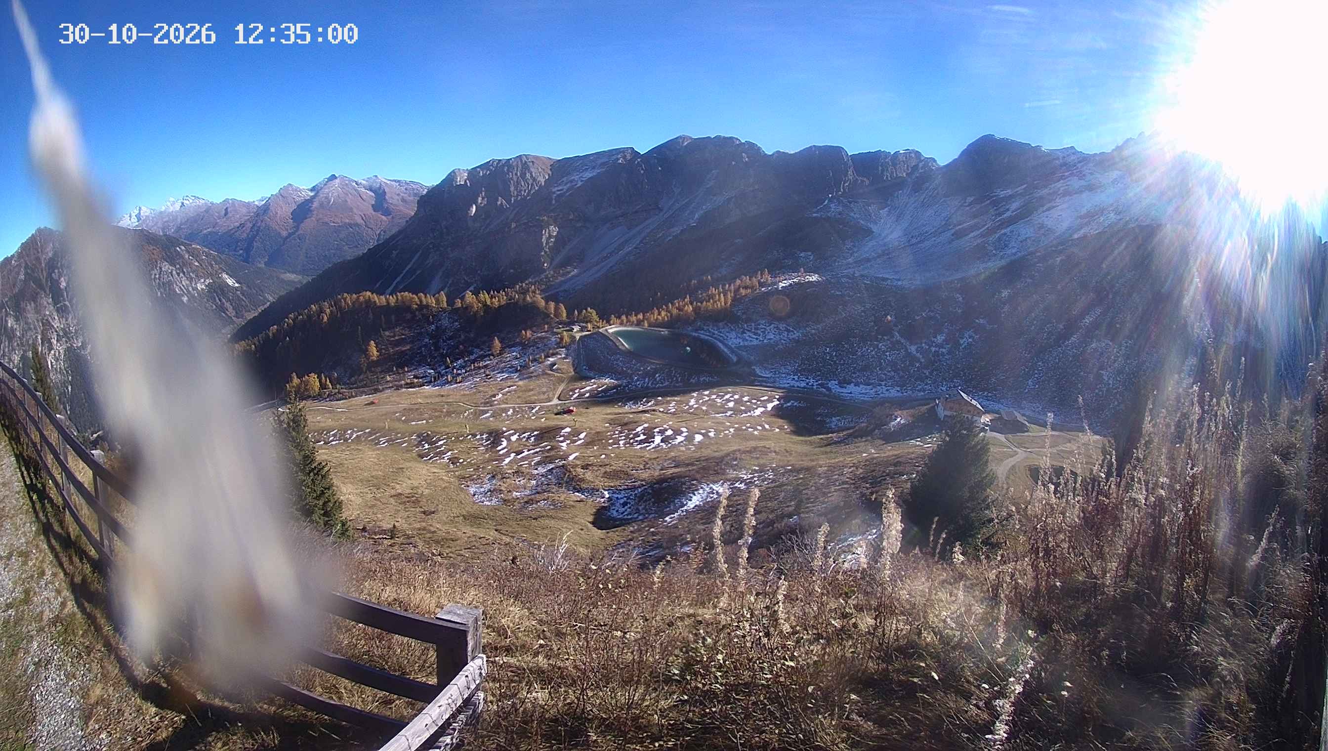 Archiv Foto Webcam Ladurns - Edelweißhütte