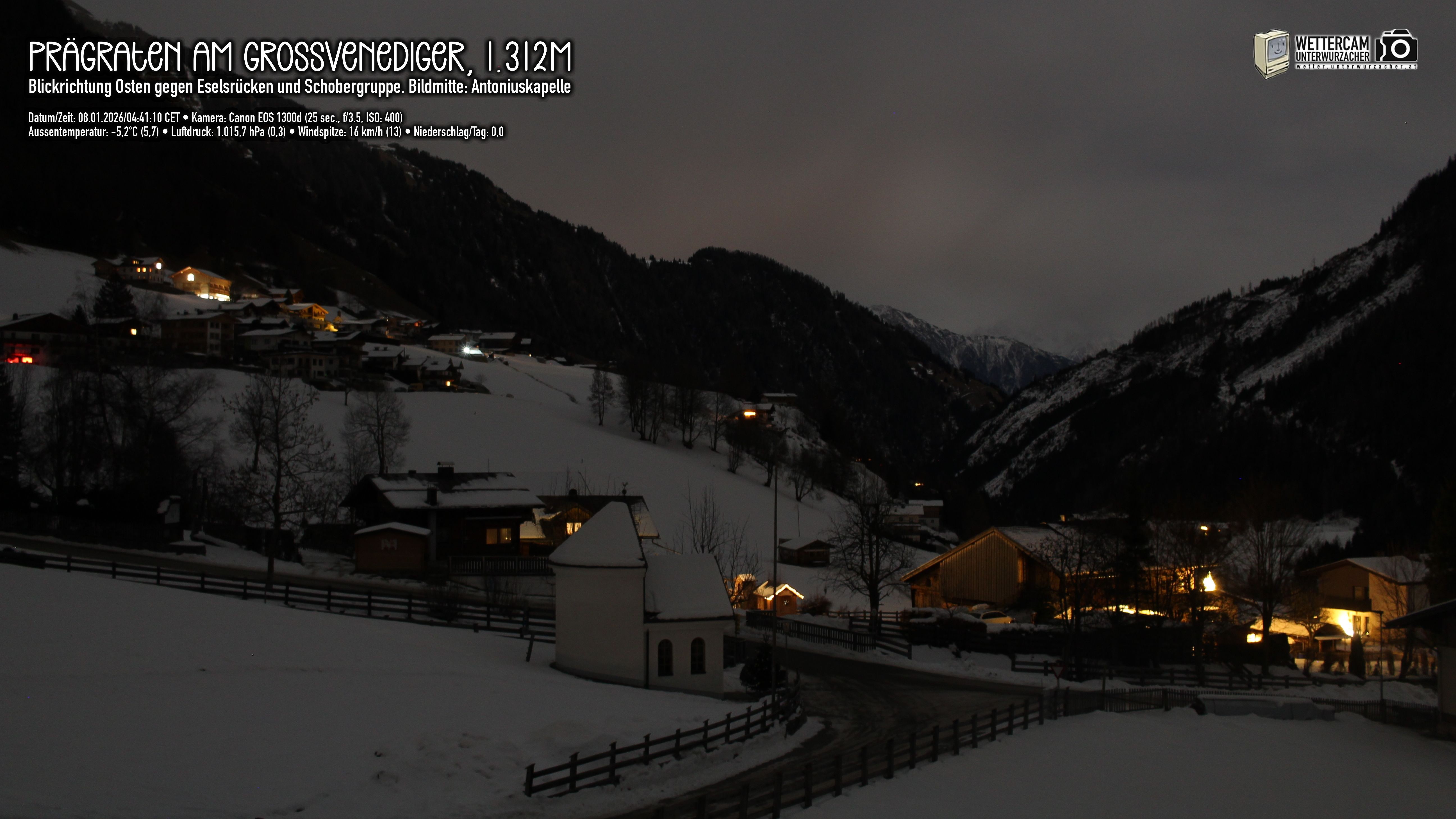 Archiv Foto Webcam Prägraten in Osttirol