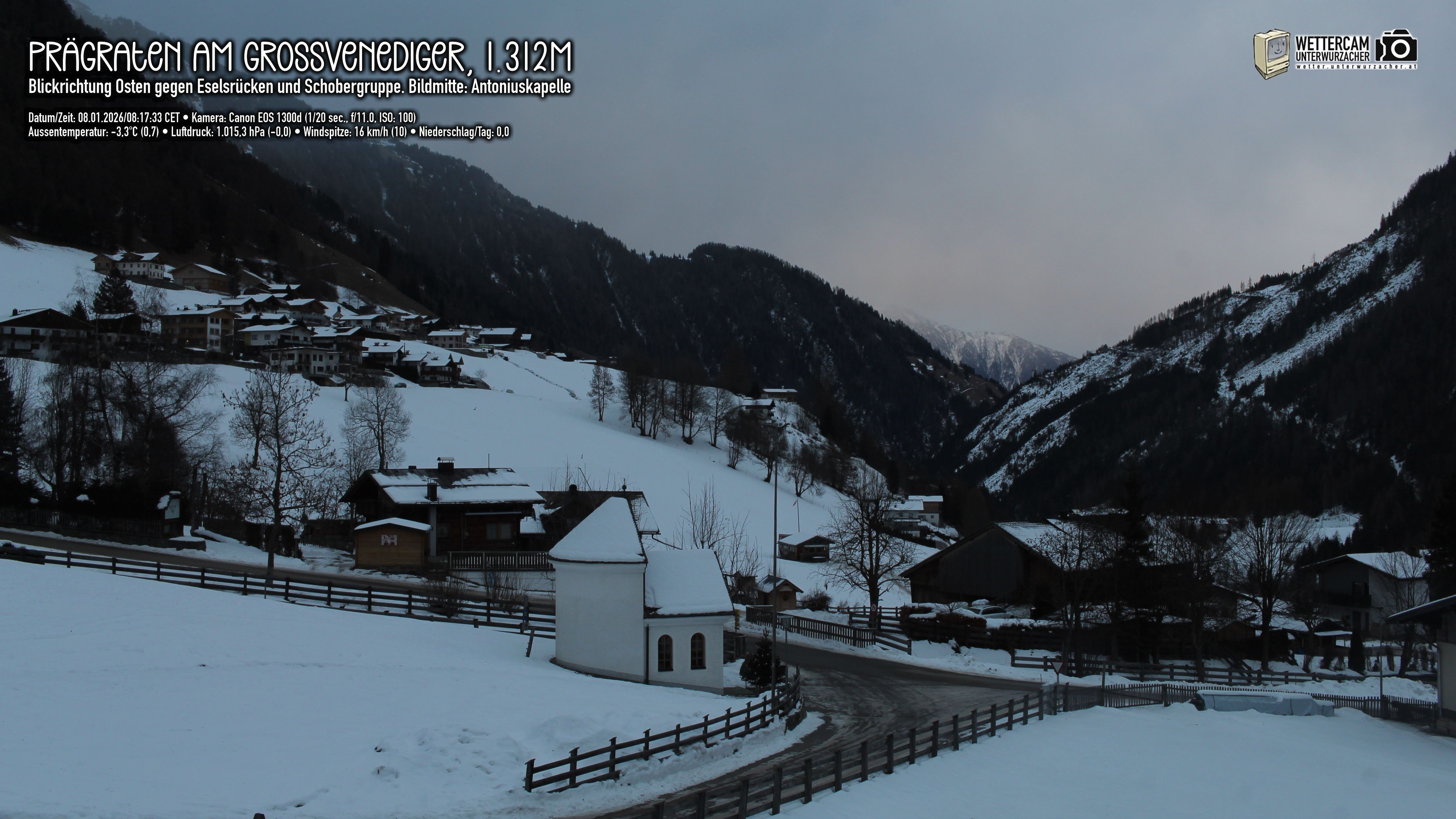 Archiv Foto Webcam Prägraten in Osttirol