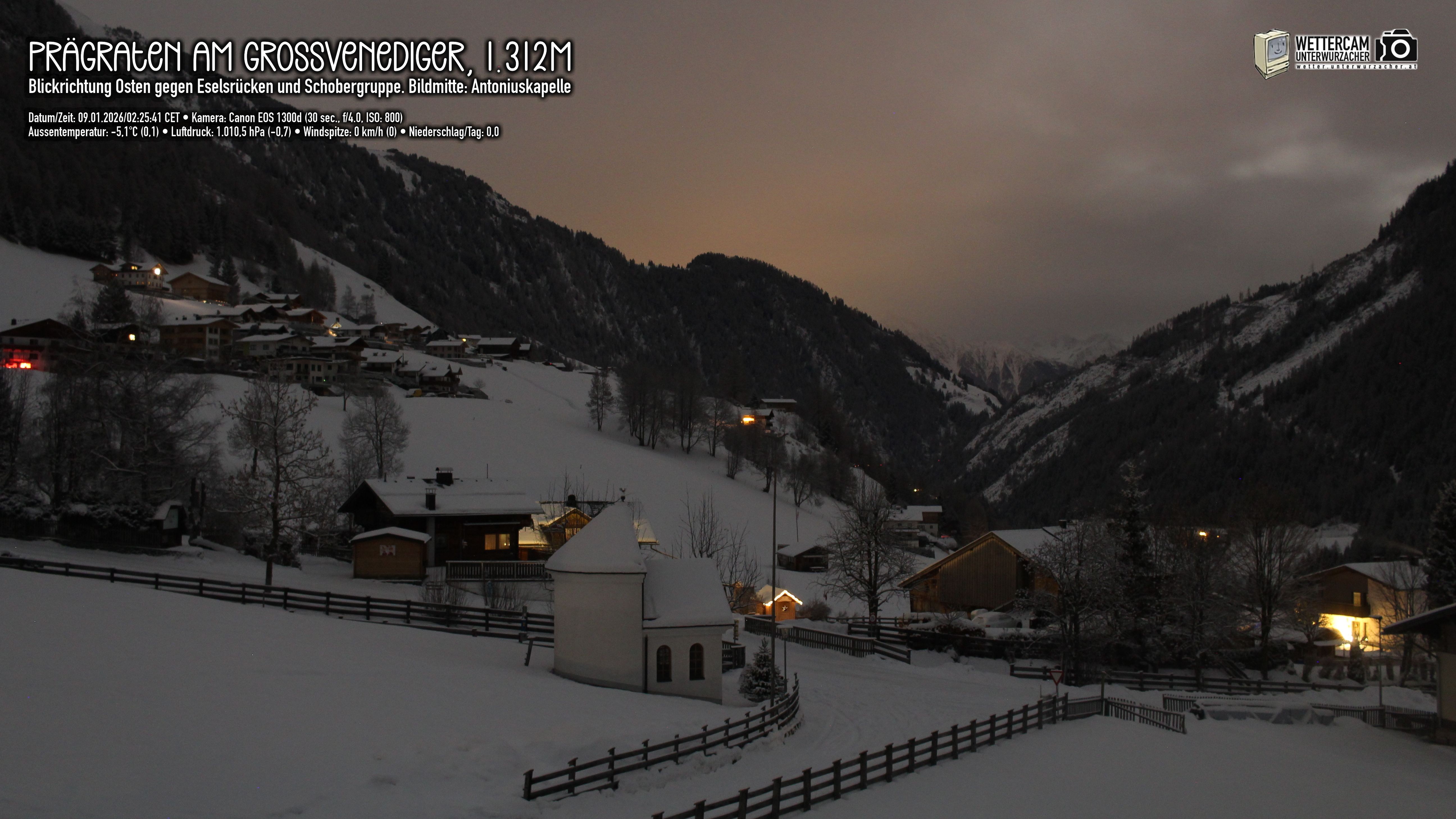 Archiv Foto Webcam Prägraten in Osttirol