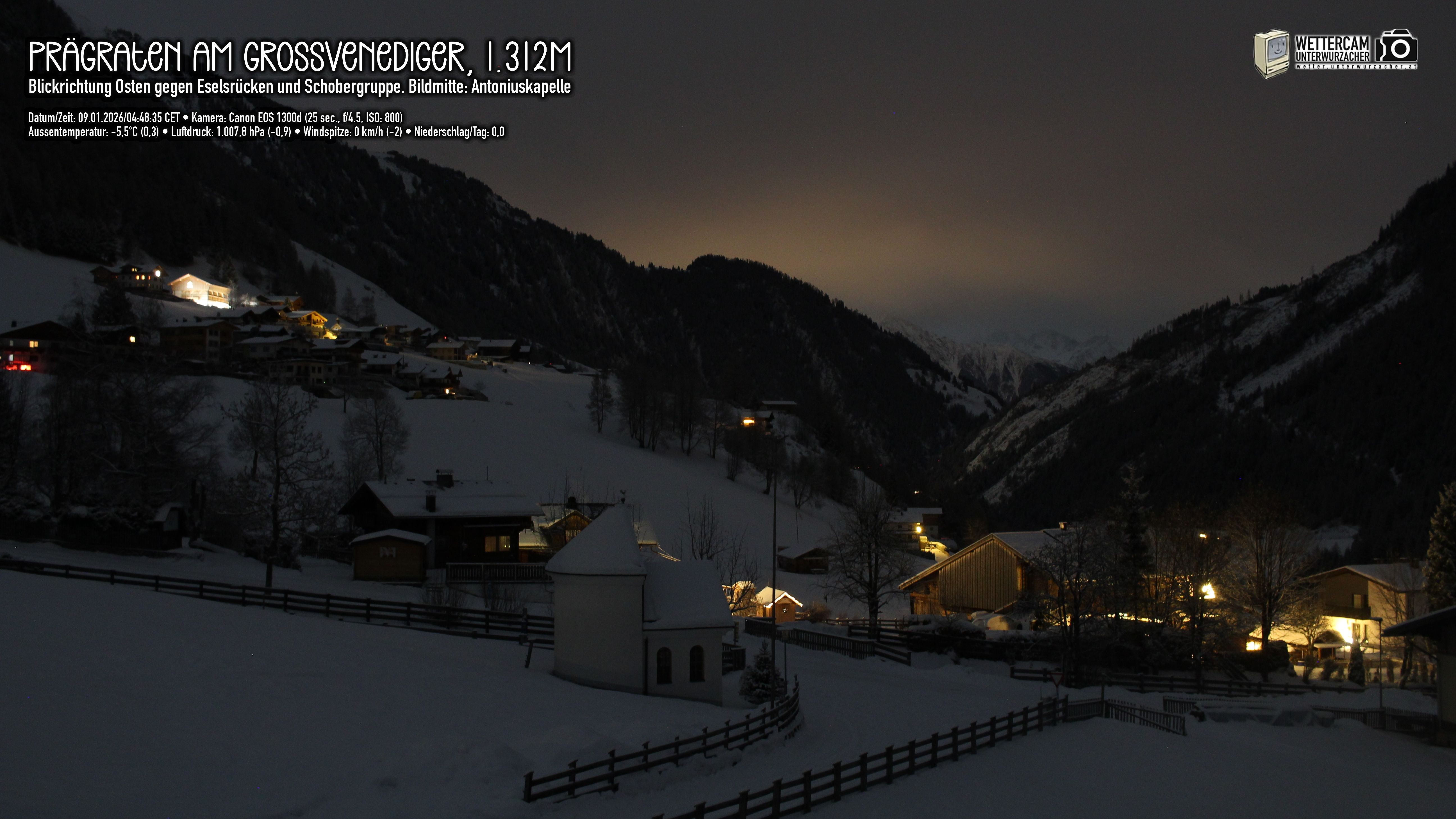 Archiv Foto Webcam Prägraten in Osttirol