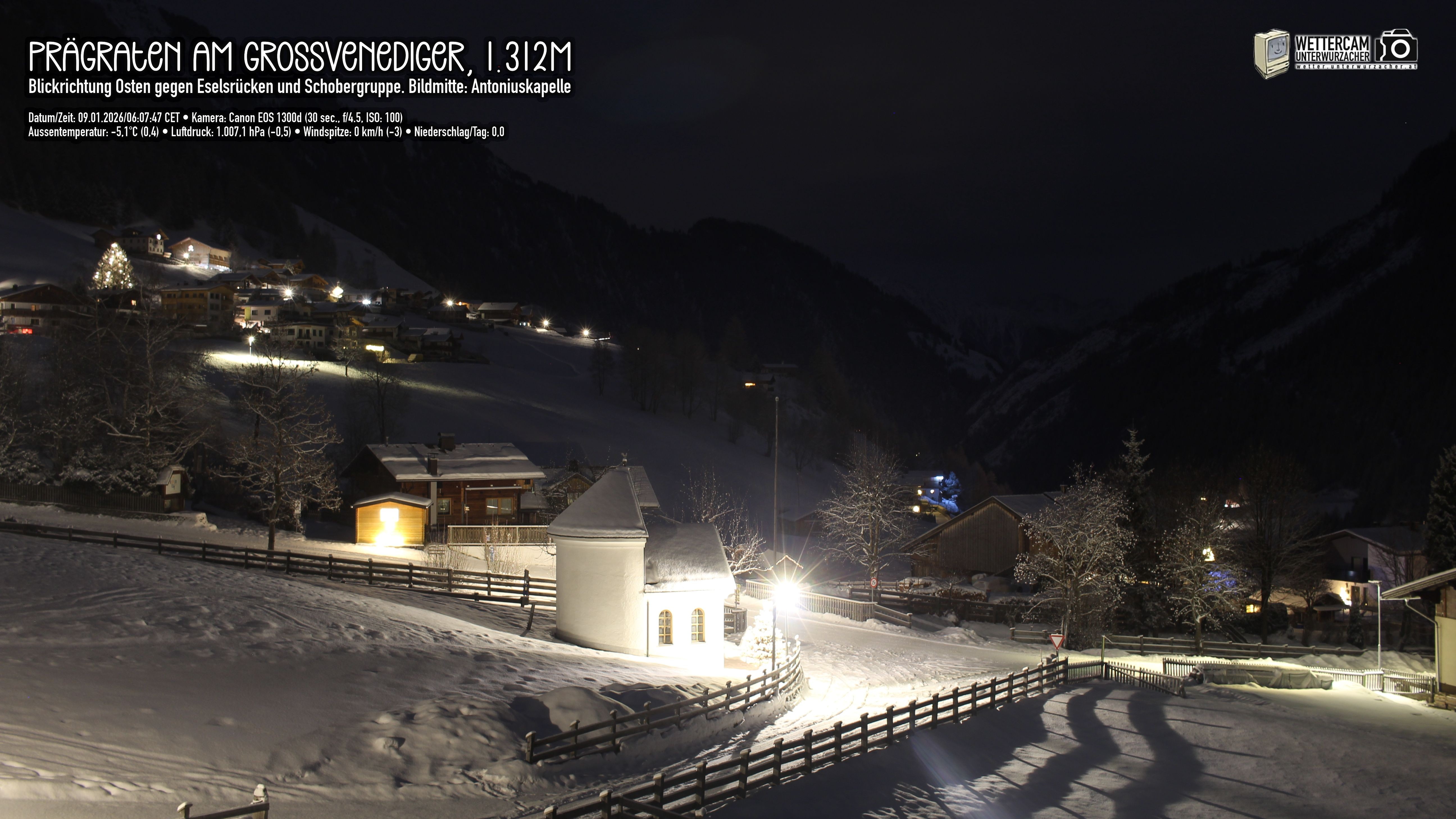 Archiv Foto Webcam Prägraten in Osttirol