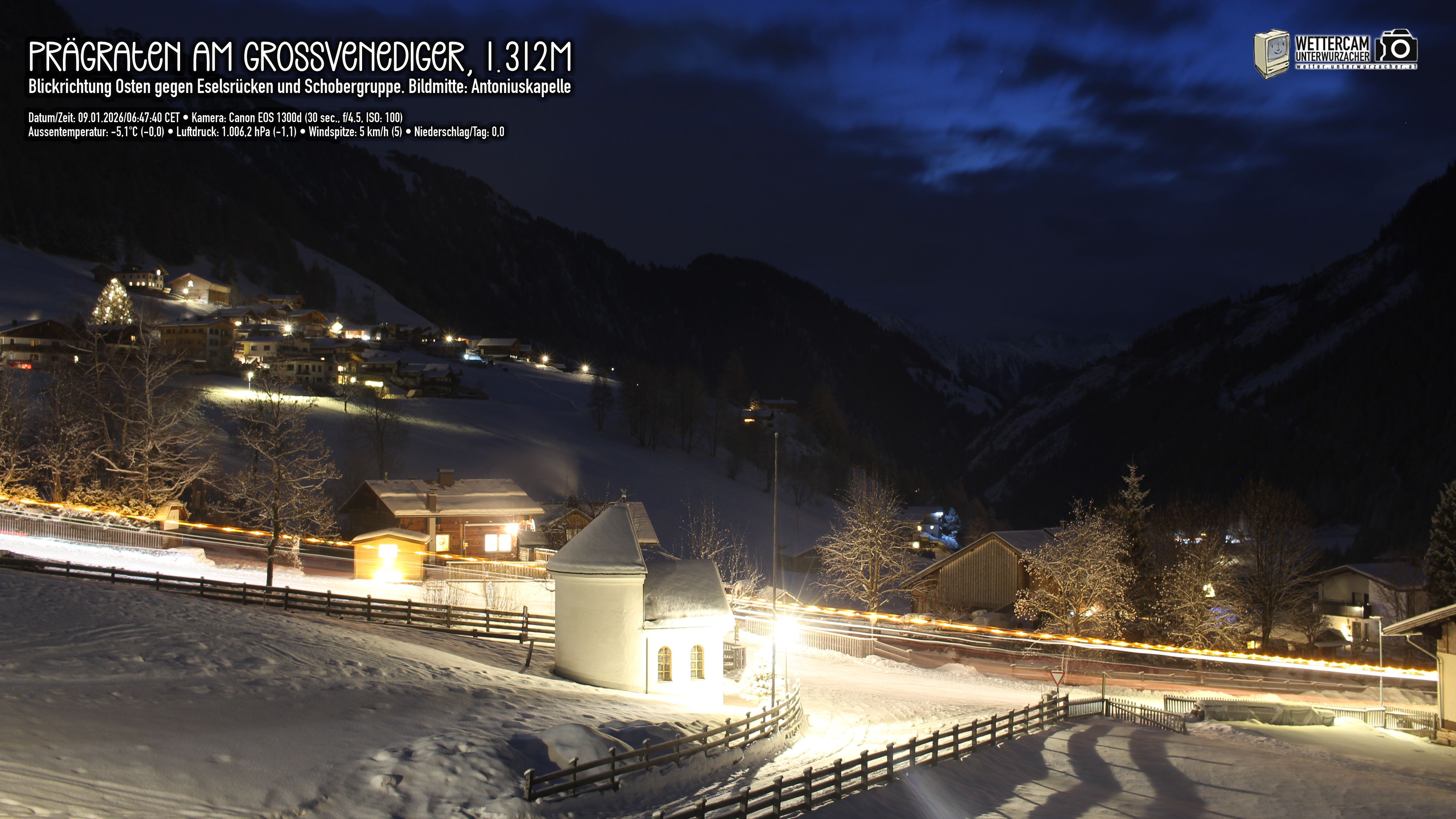 Archiv Foto Webcam Prägraten in Osttirol