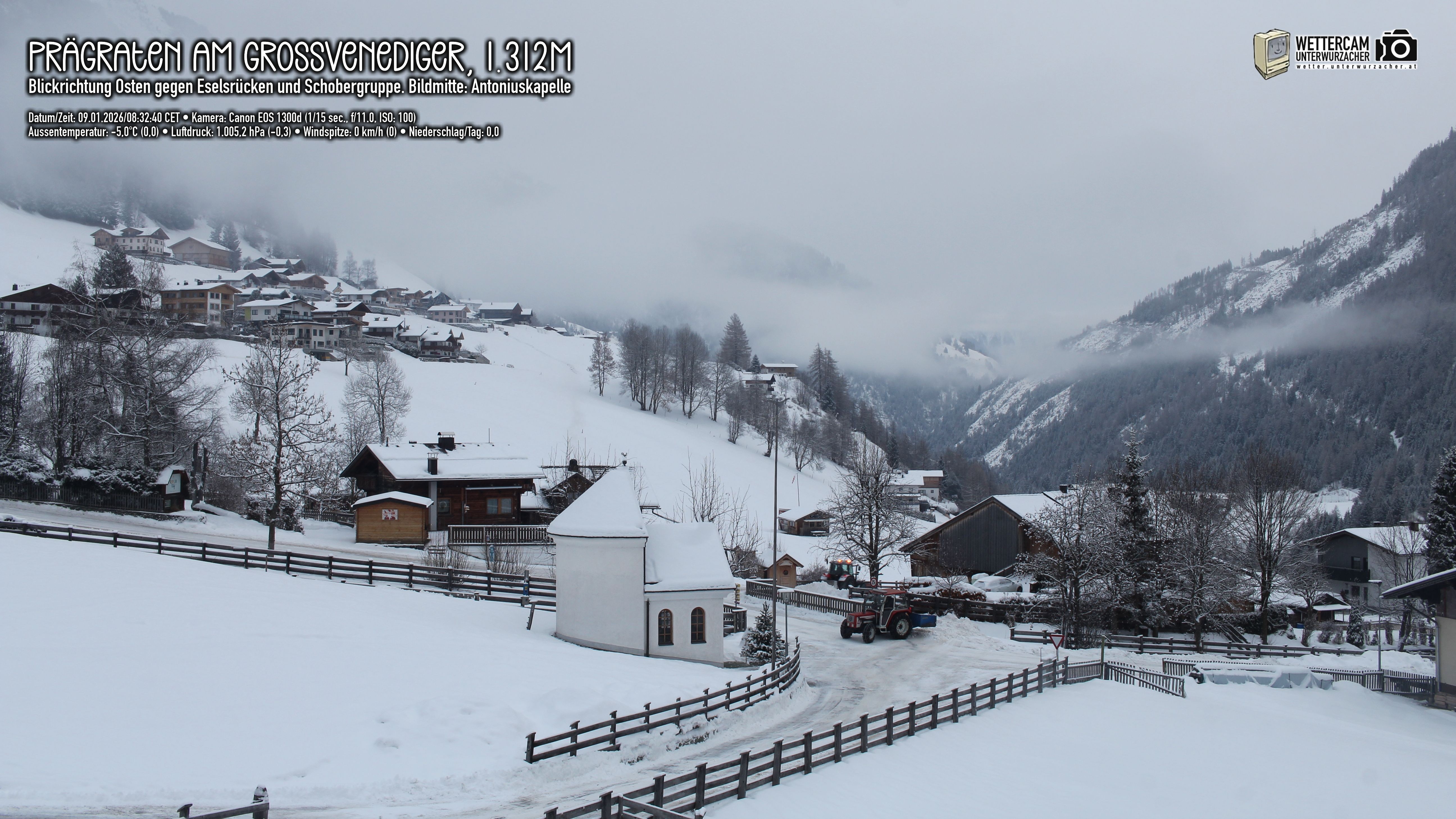 Archiv Foto Webcam Prägraten in Osttirol