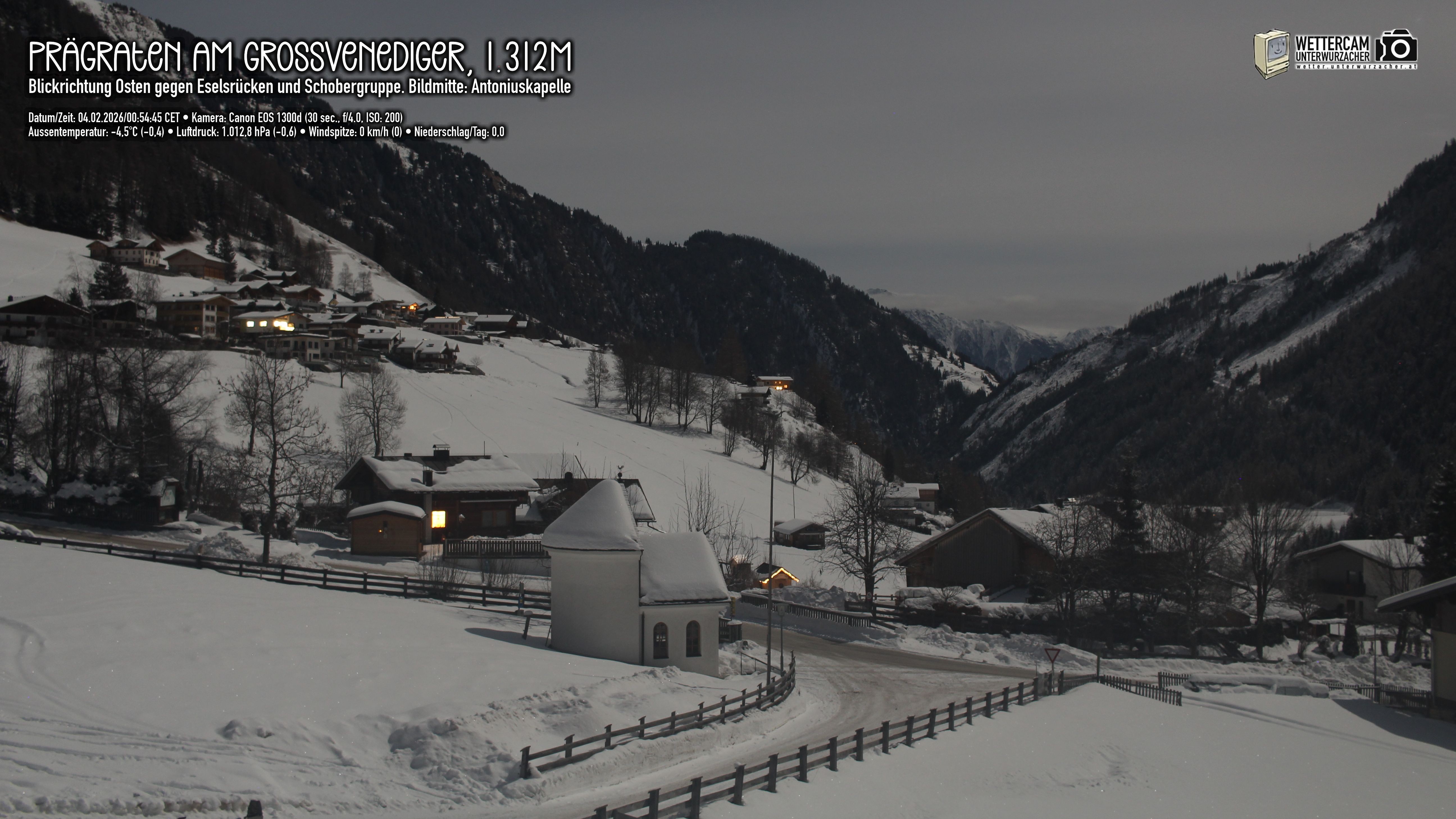 Archiv Foto Webcam Prägraten in Osttirol