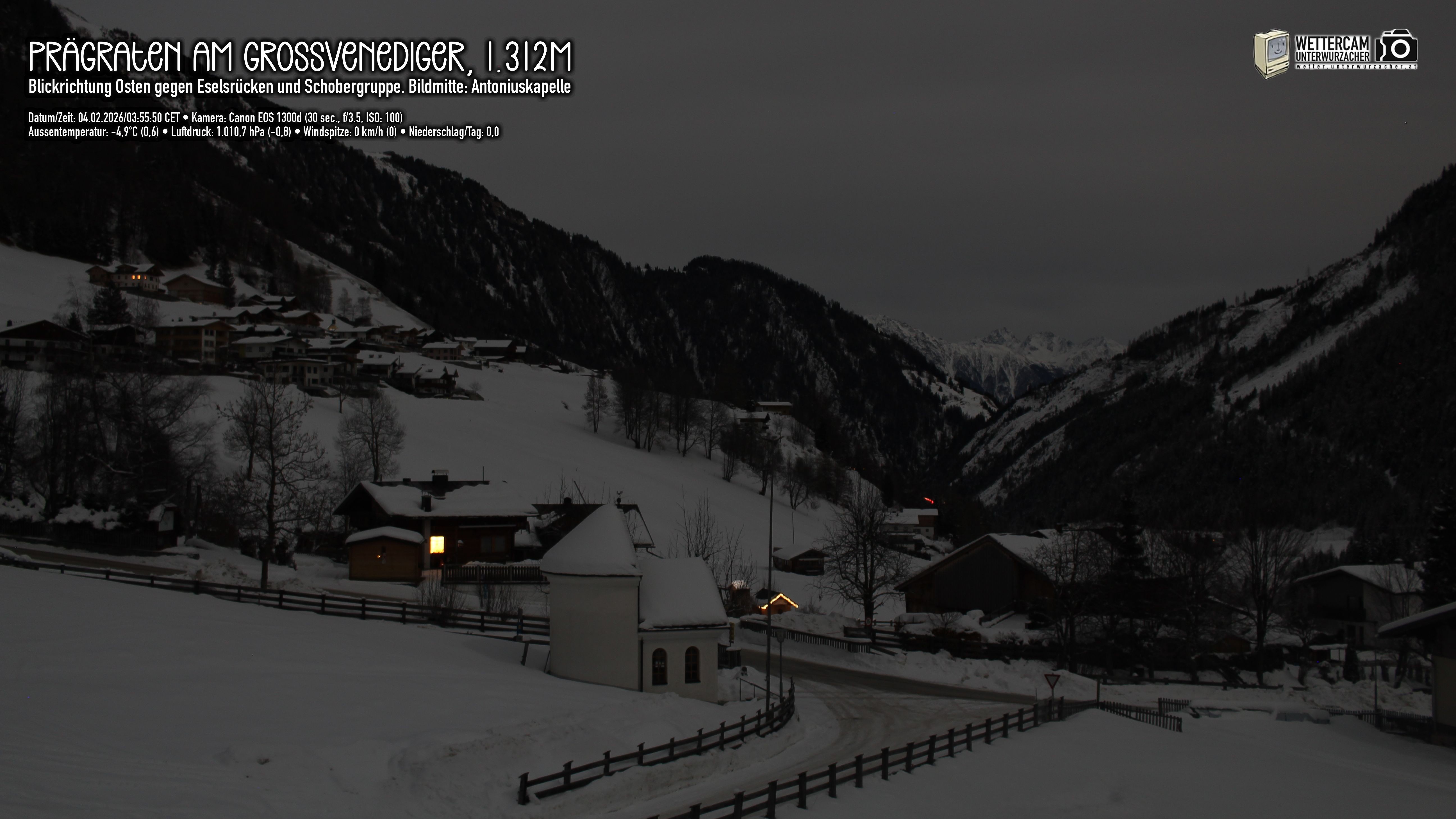 Archiv Foto Webcam Prägraten in Osttirol