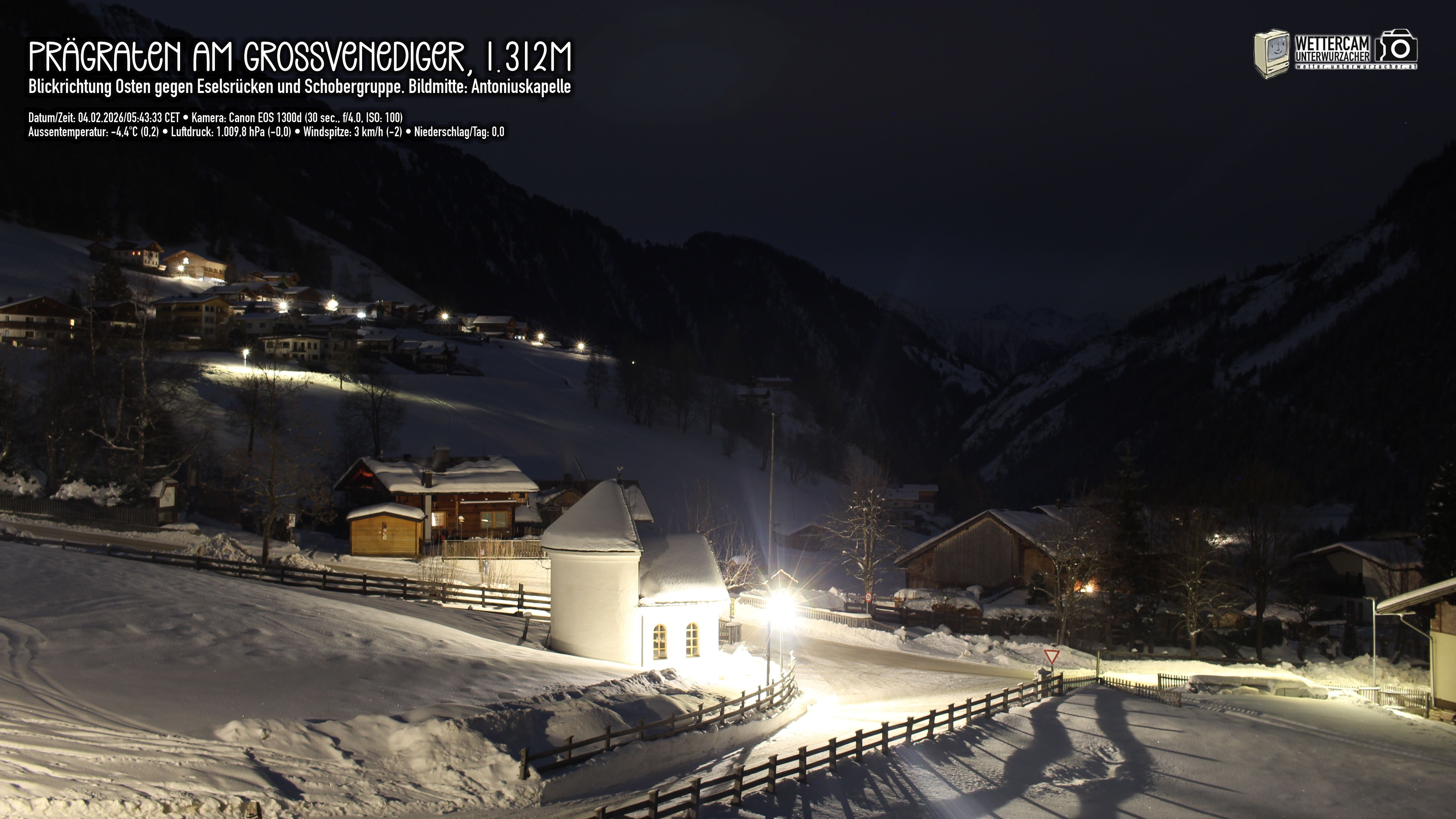 Archiv Foto Webcam Prägraten in Osttirol