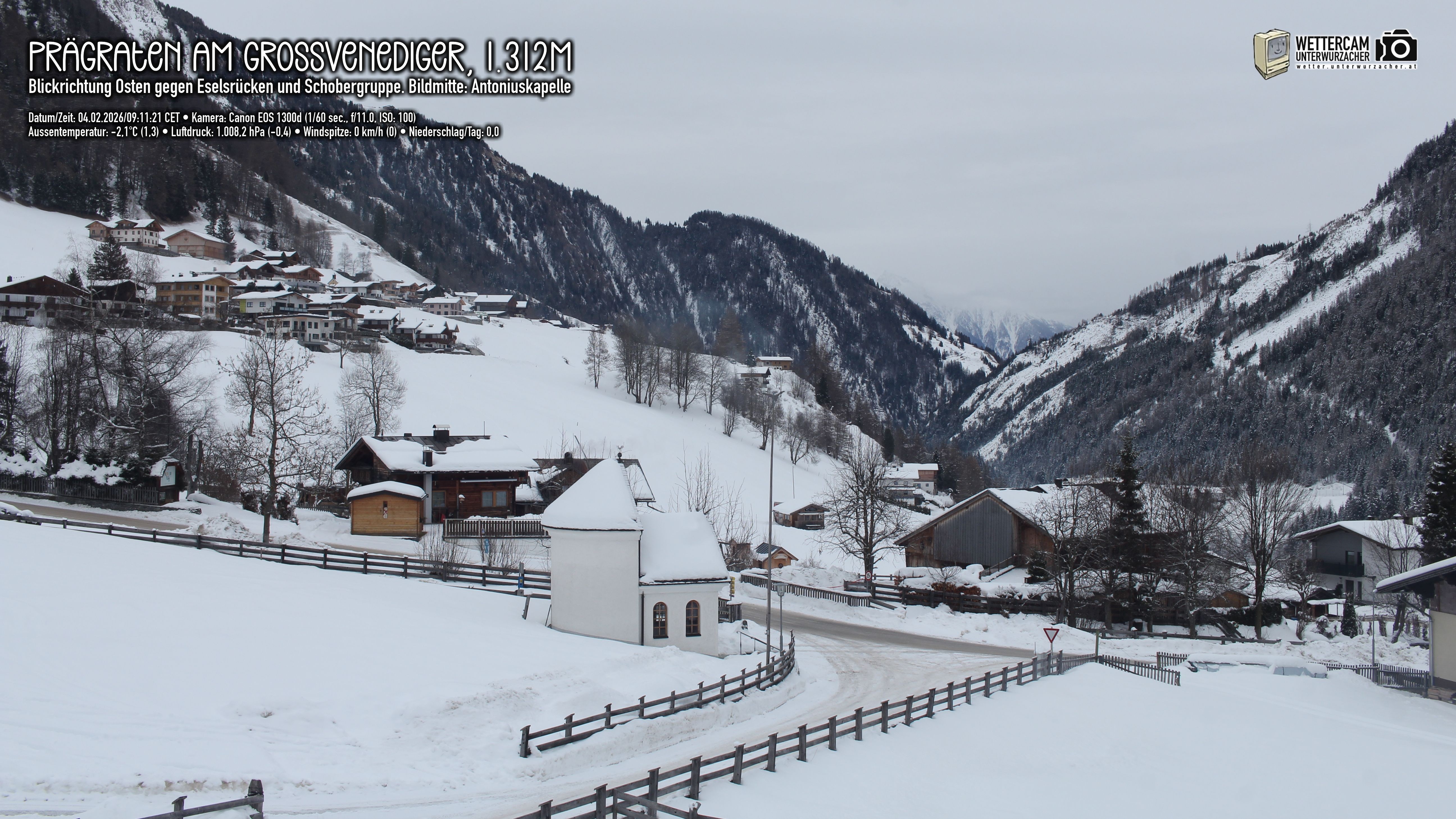 Archiv Foto Webcam Prägraten in Osttirol