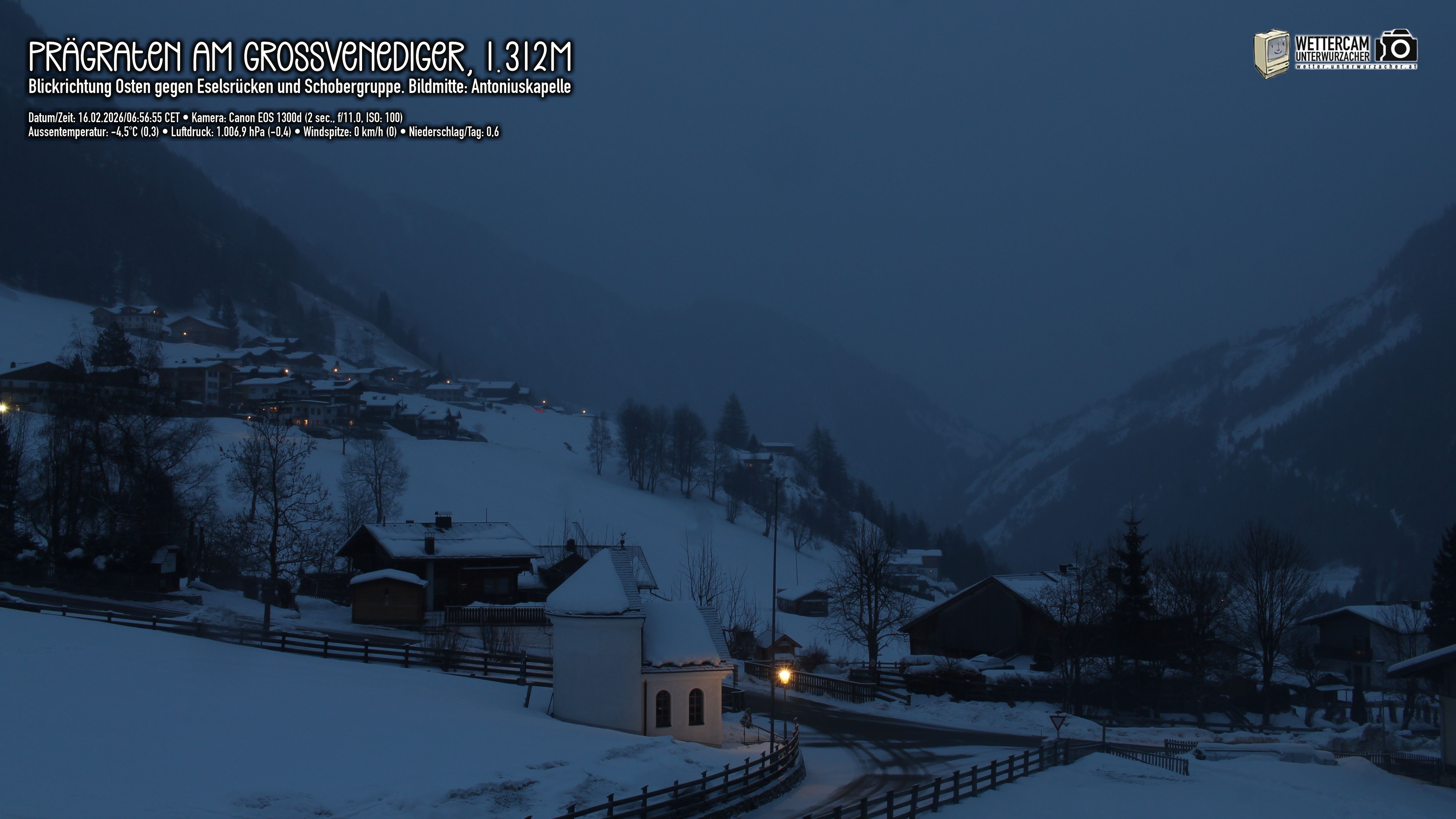 Archiv Foto Webcam Prägraten in Osttirol