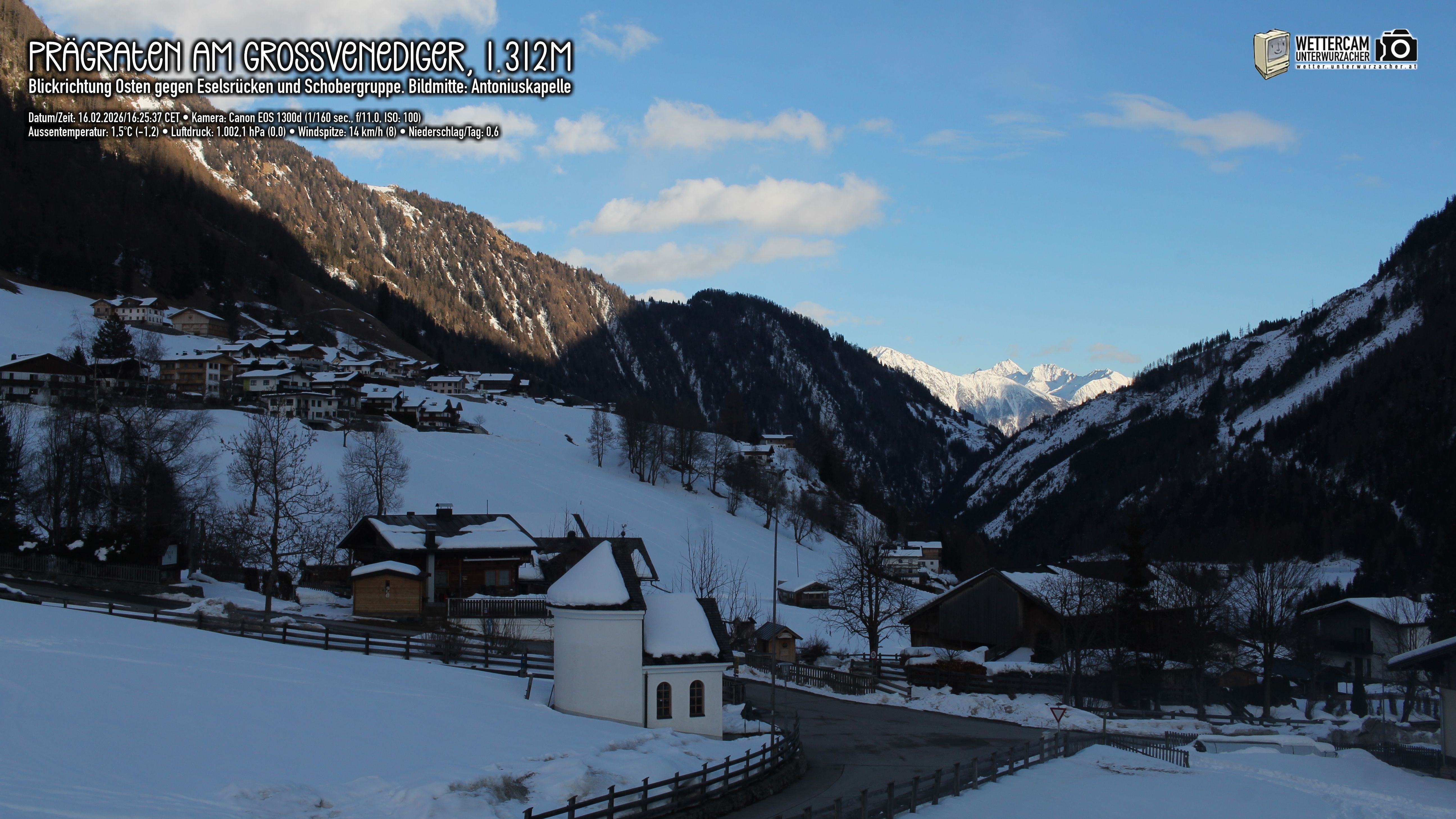 Archiv Foto Webcam Prägraten in Osttirol