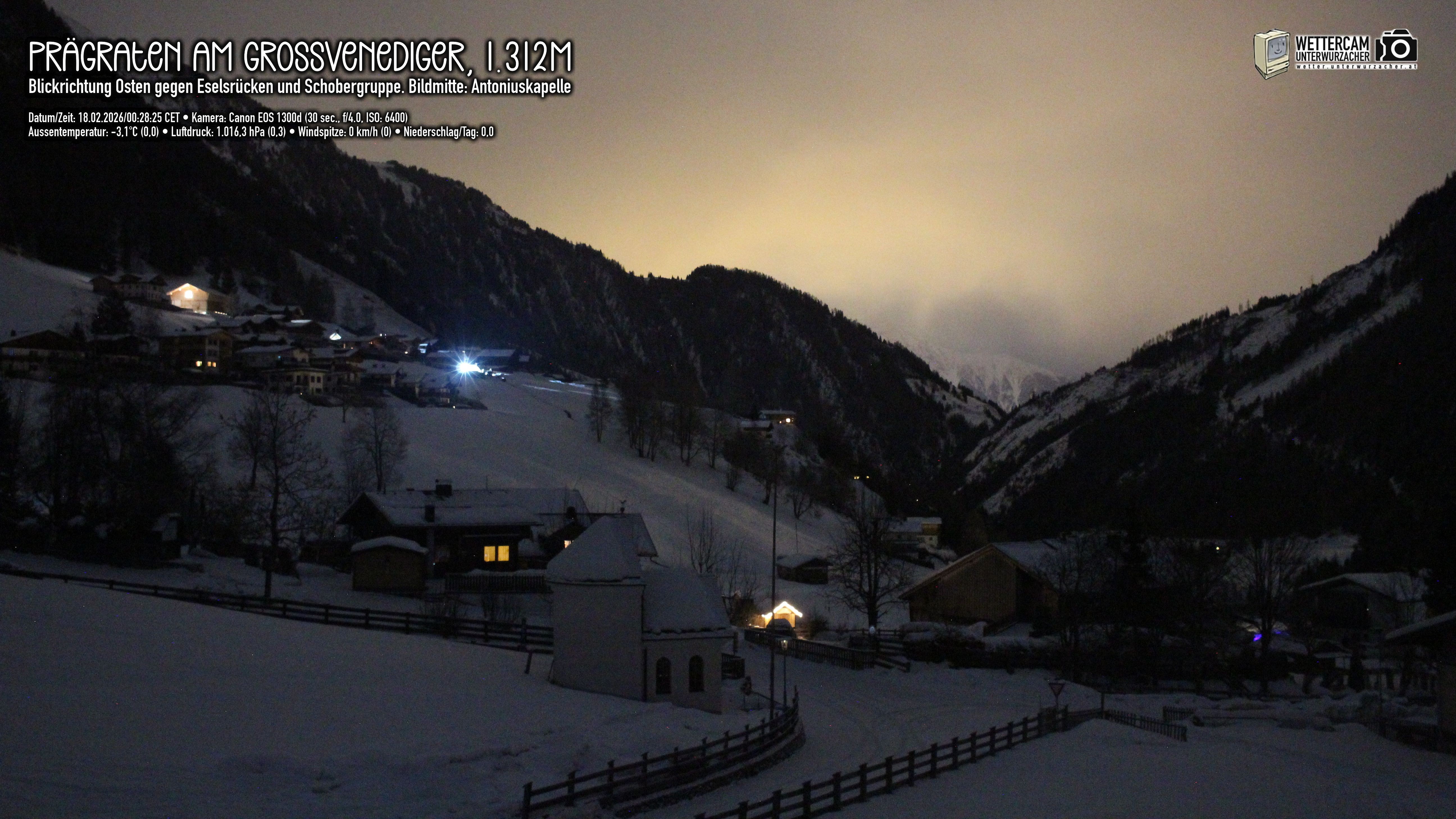 Archiv Foto Webcam Prägraten in Osttirol