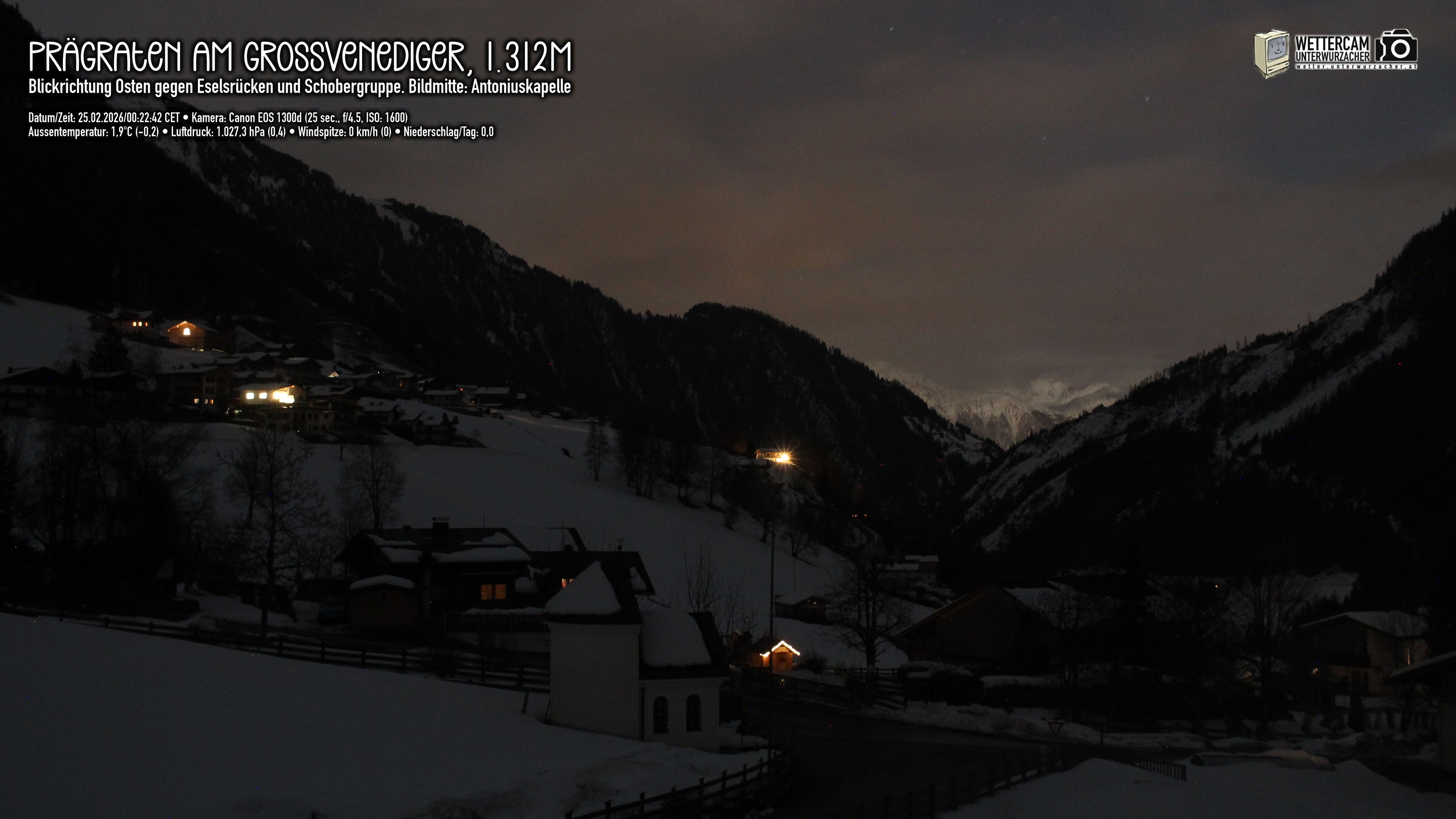 Archiv Foto Webcam Prägraten in Osttirol