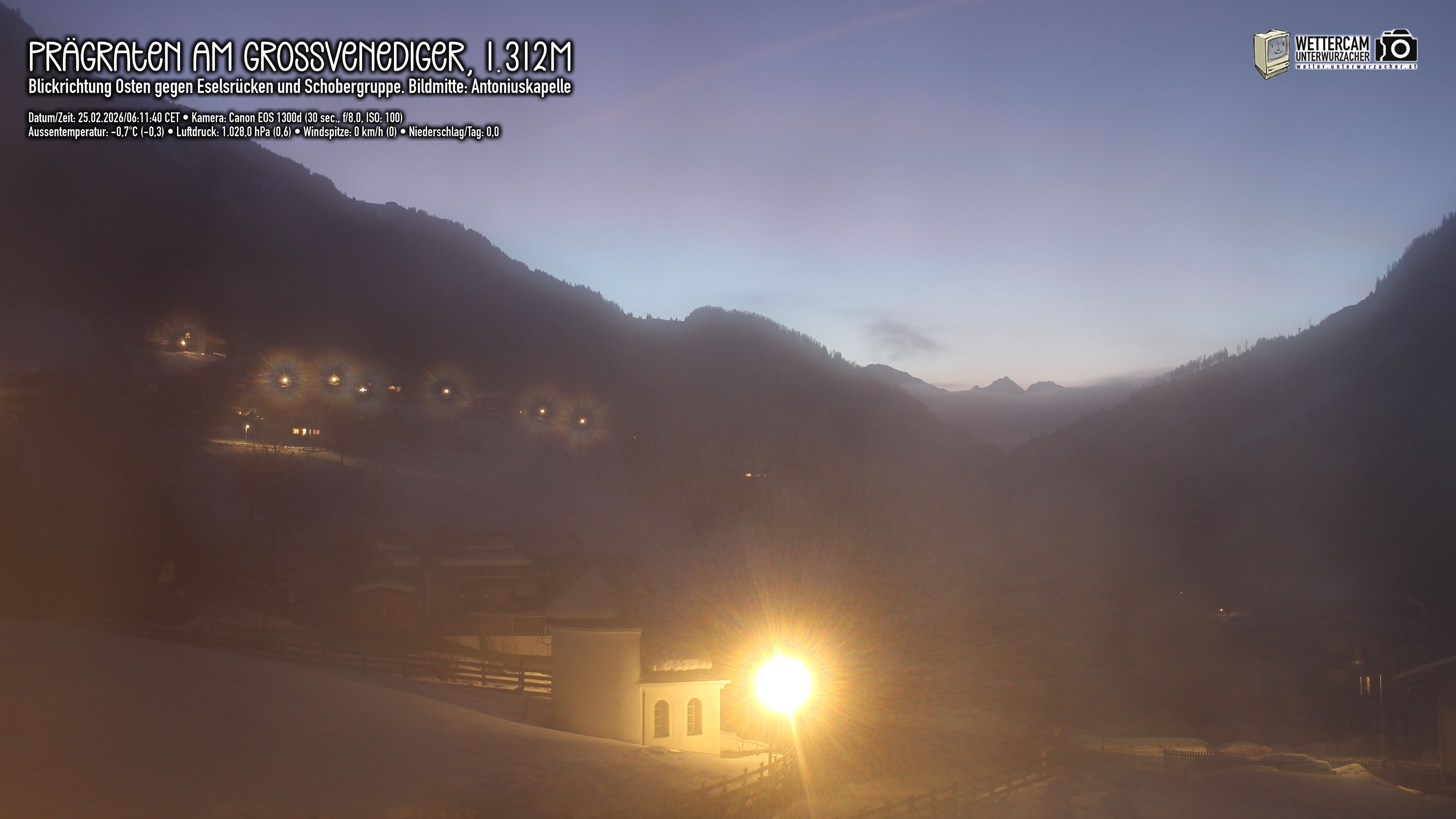 Archiv Foto Webcam Prägraten in Osttirol