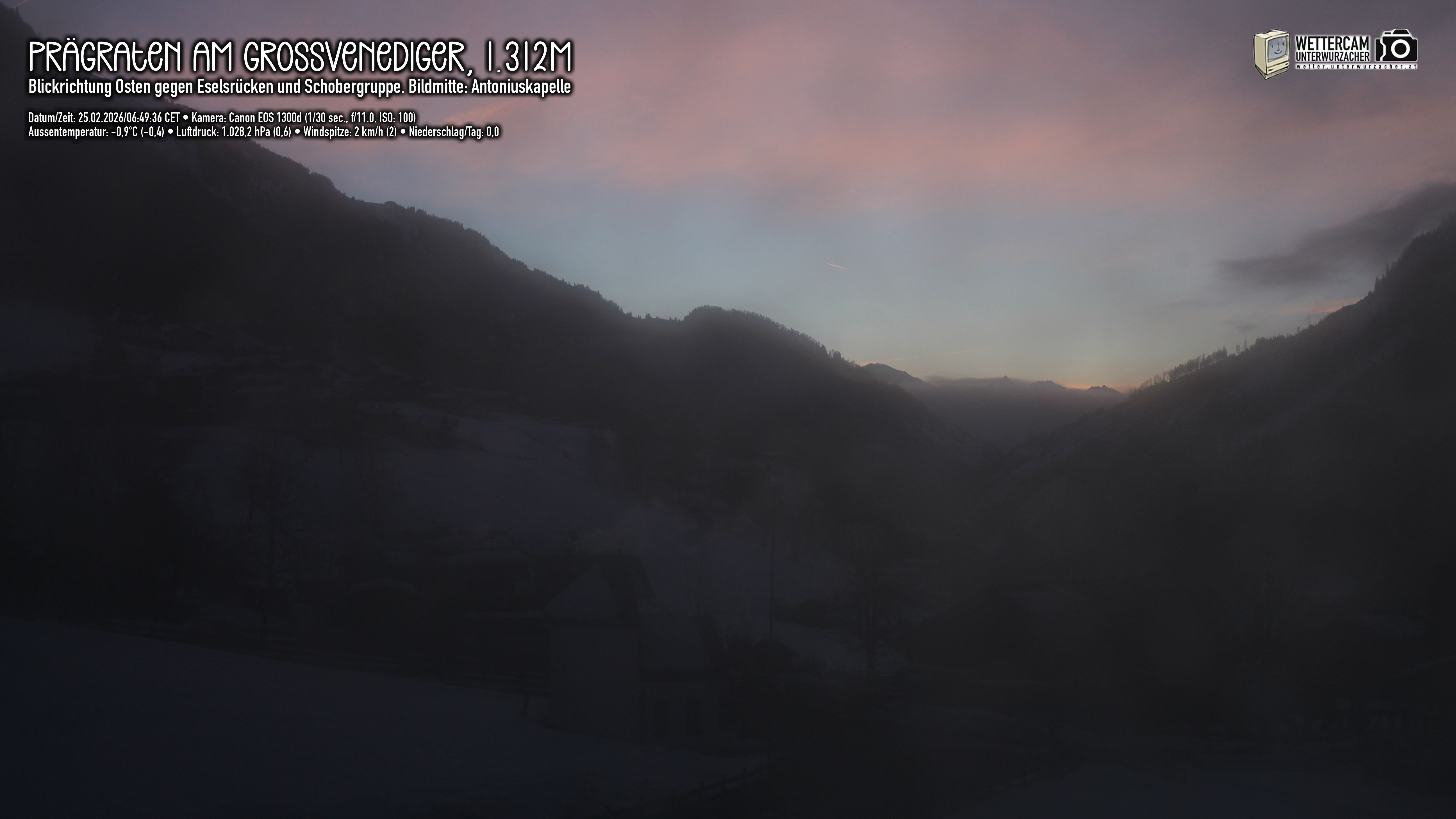 Archiv Foto Webcam Prägraten in Osttirol