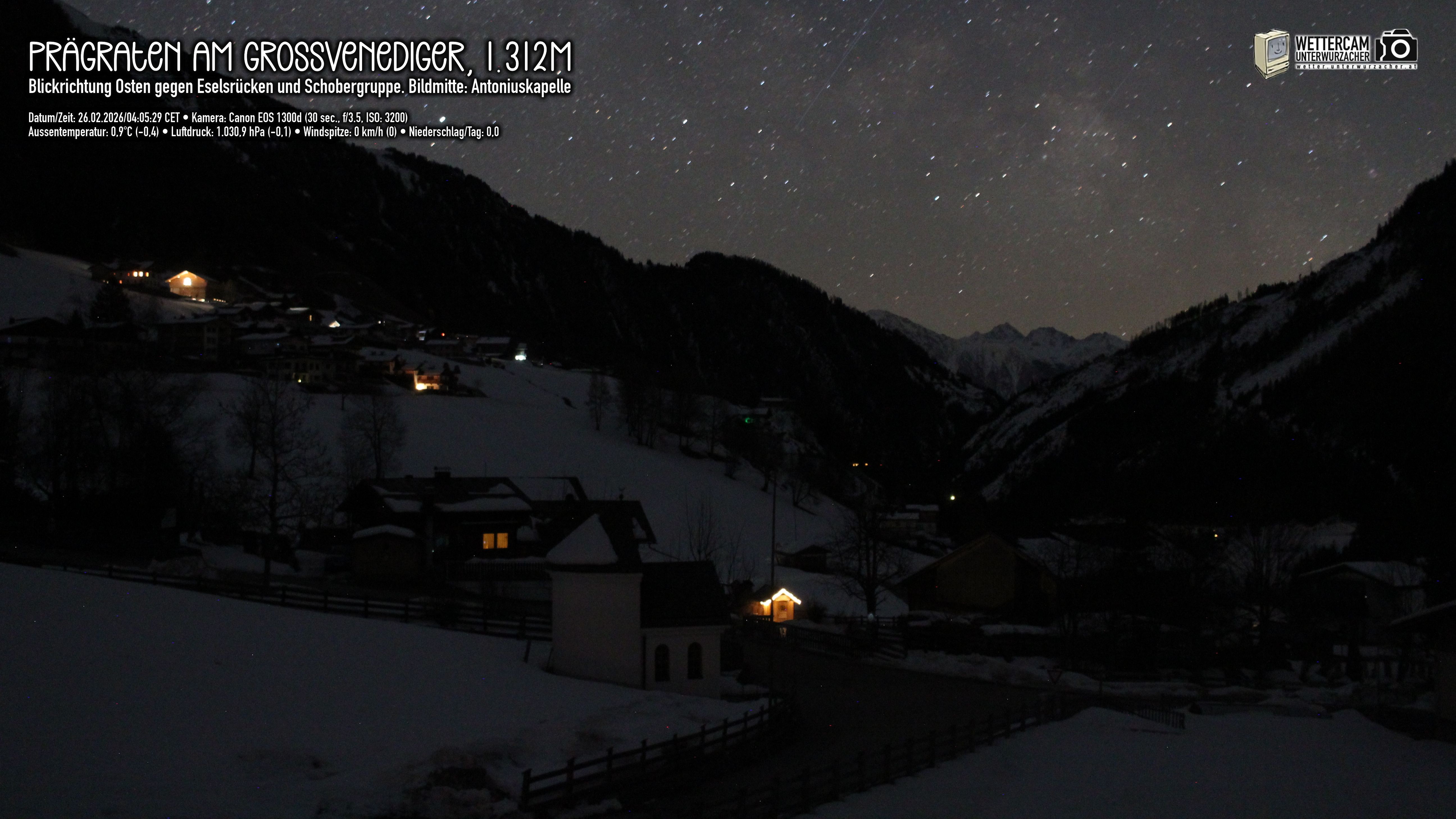 Archived image Webcam Prägraten, East Tyrol