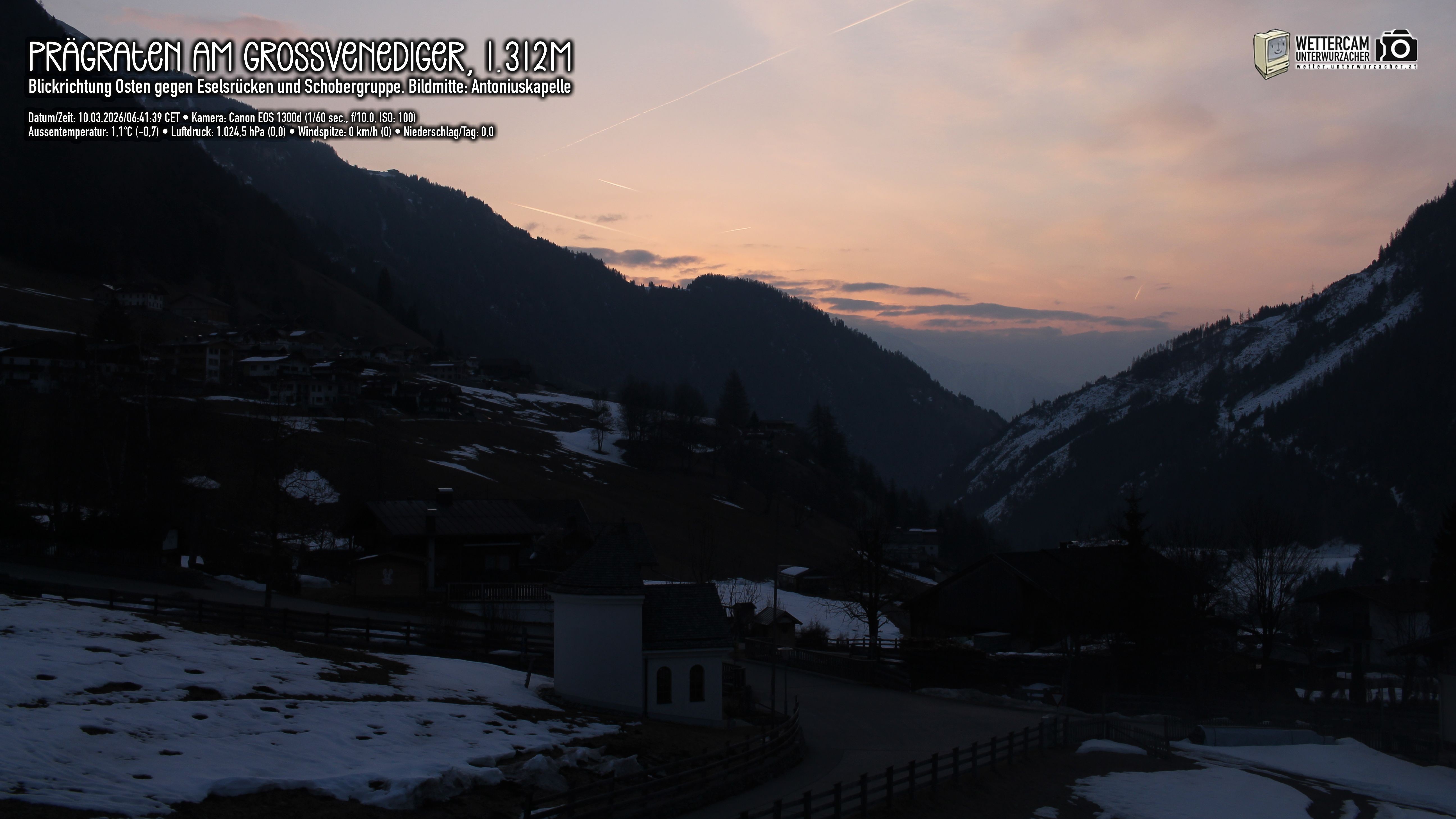 Archiv Foto Webcam Prägraten in Osttirol