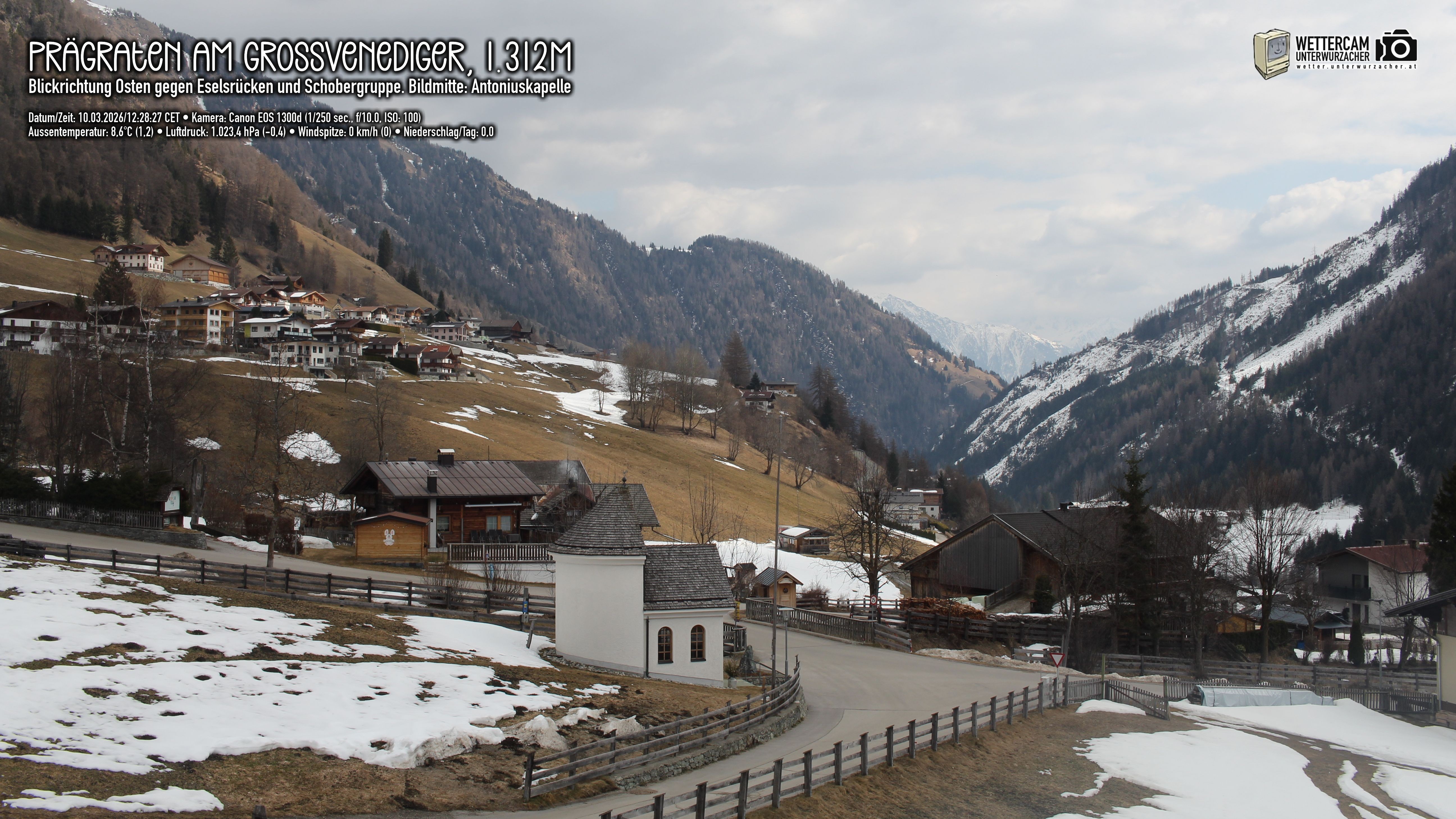 Archiv Foto Webcam Prägraten in Osttirol