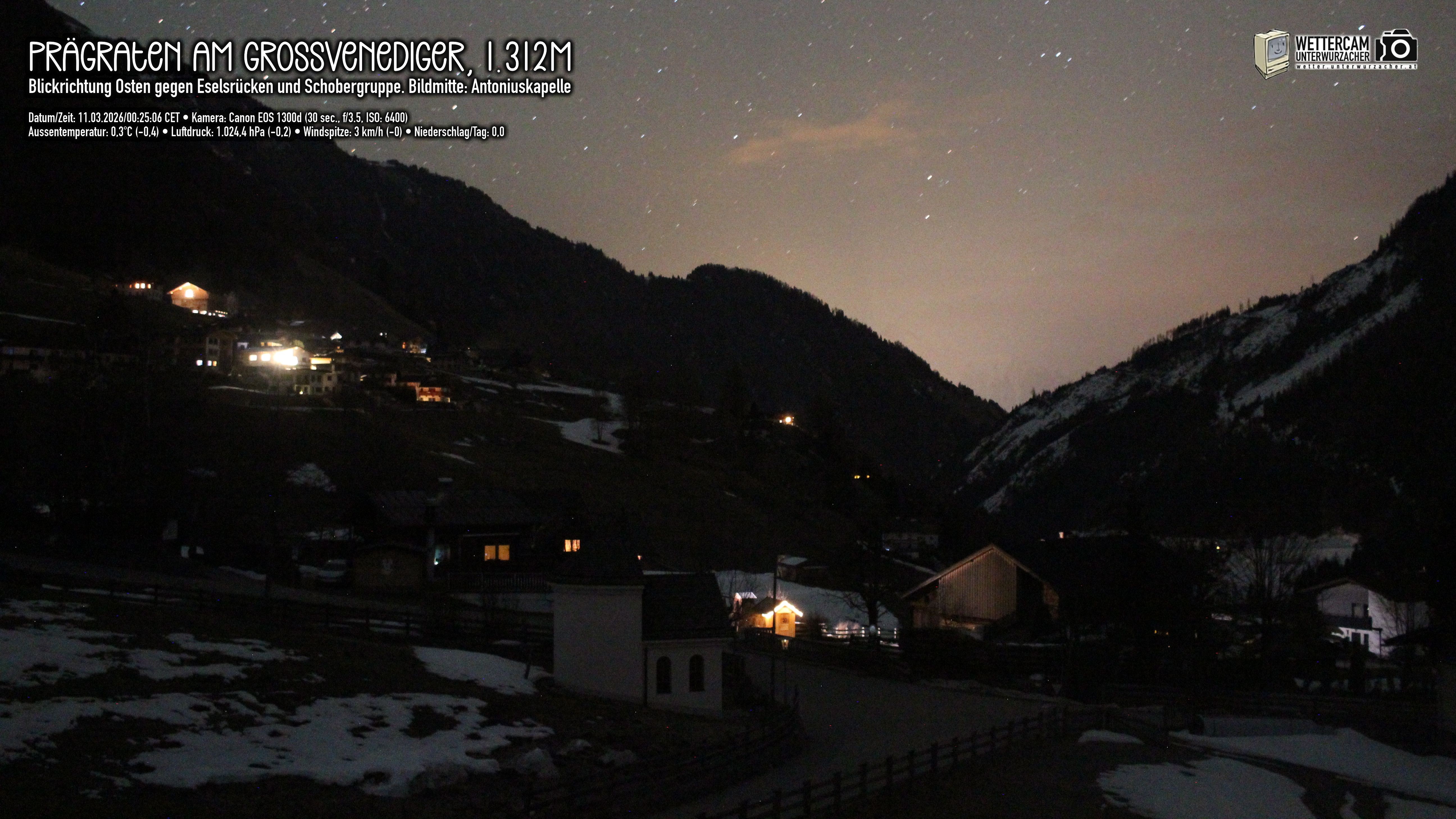 Archiv Foto Webcam Prägraten in Osttirol