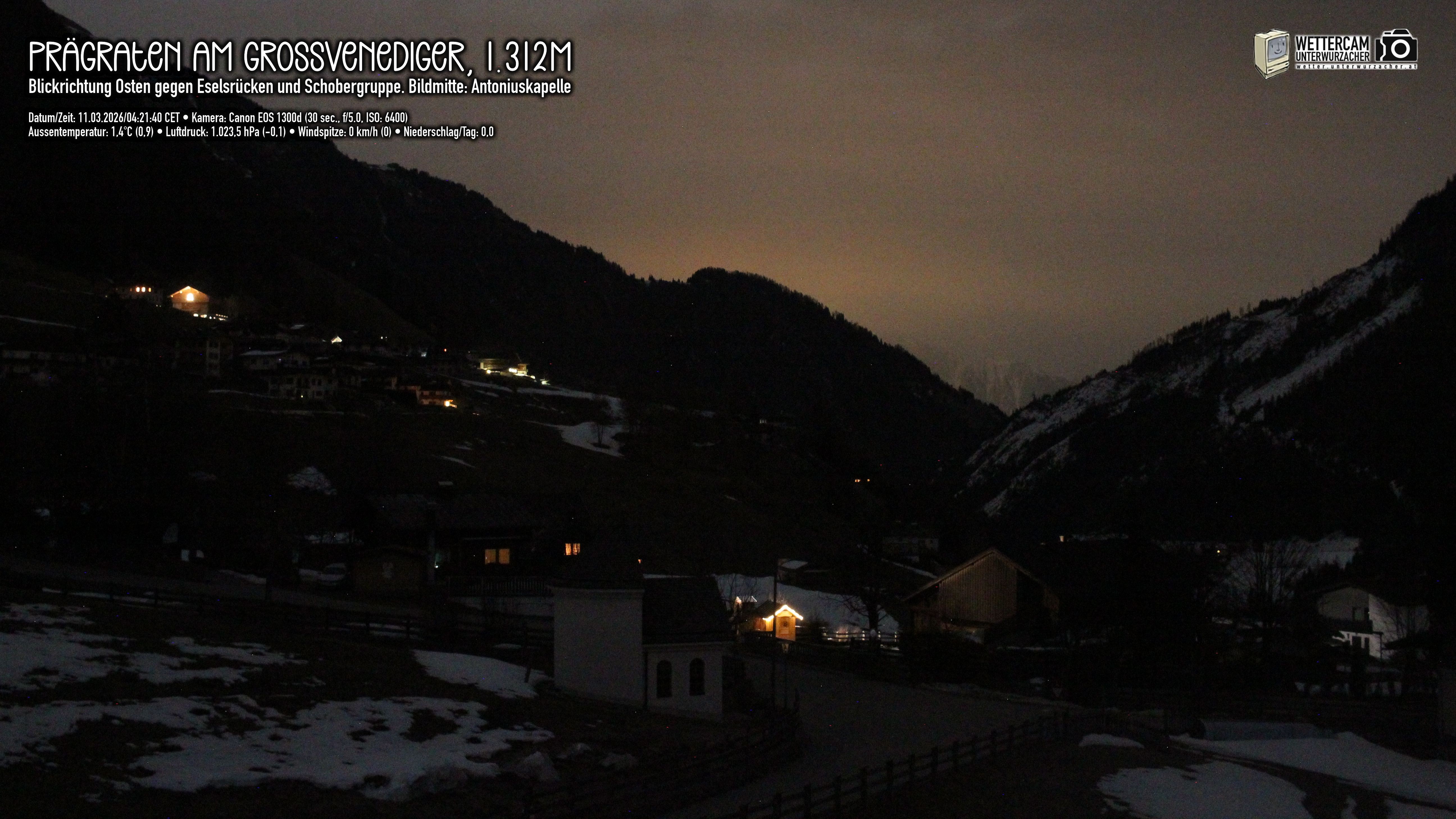 Archiv Foto Webcam Prägraten in Osttirol