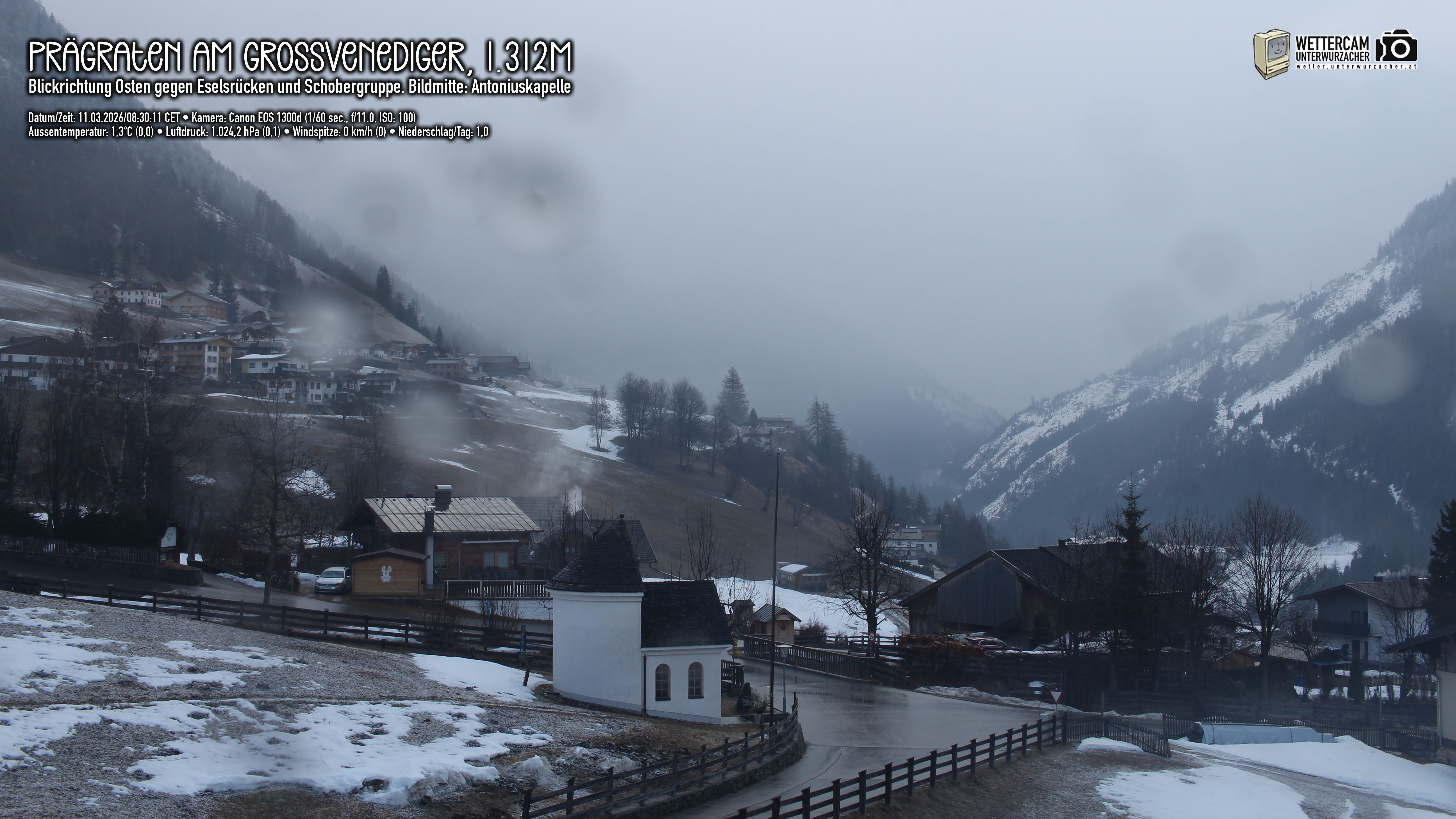 Archiv Foto Webcam Prägraten in Osttirol