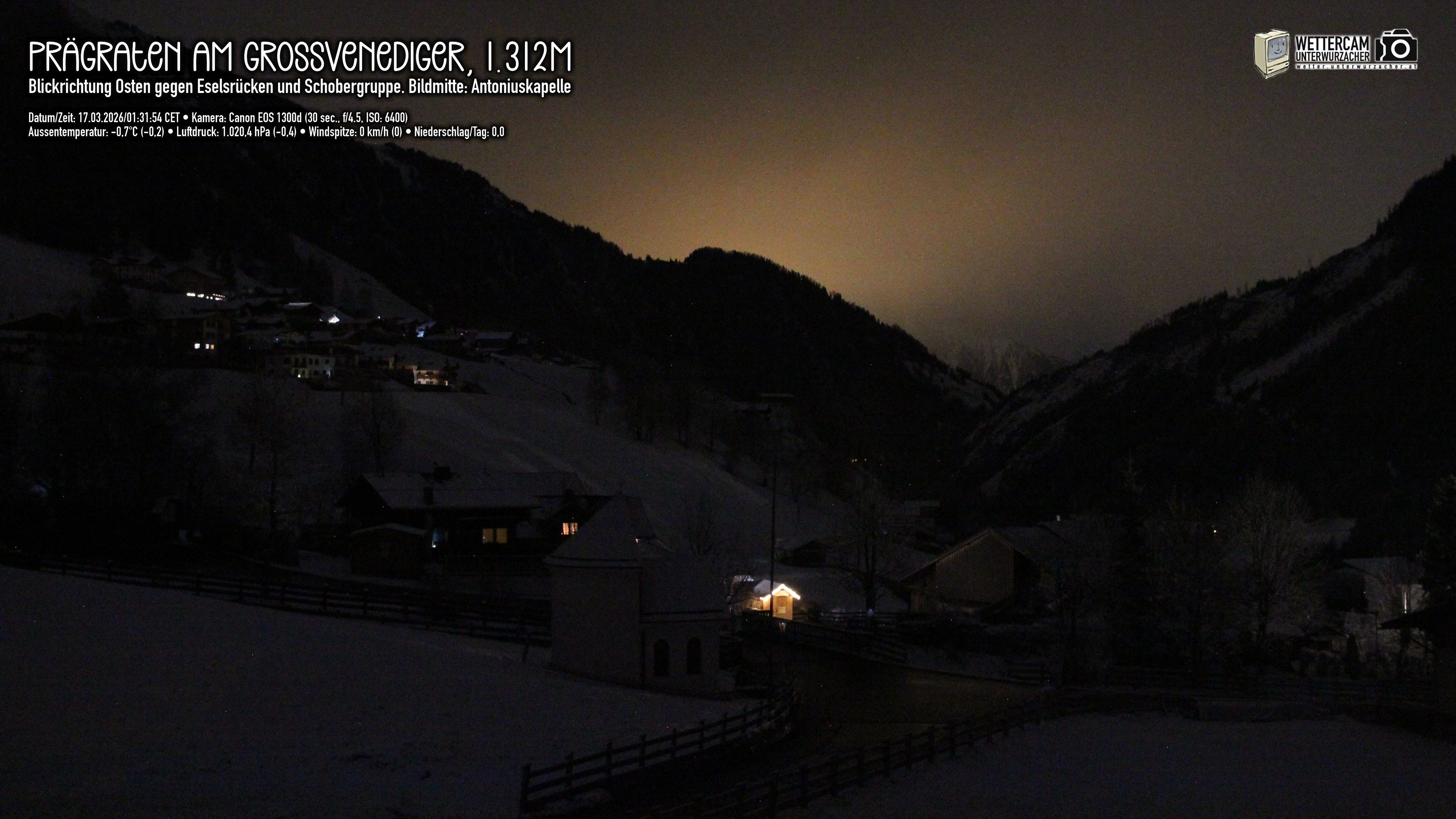 Archiv Foto Webcam Prägraten in Osttirol