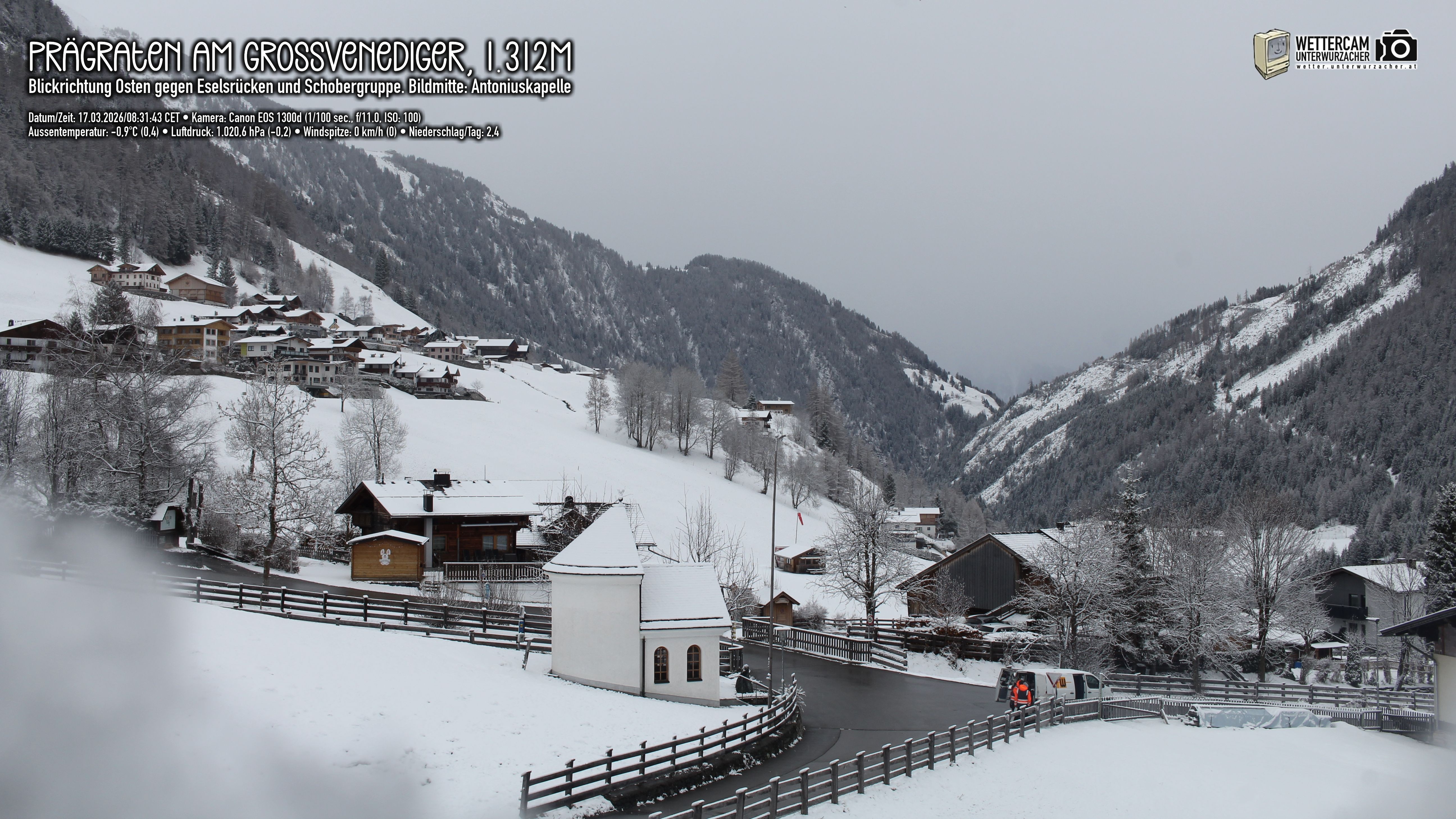 Archiv Foto Webcam Prägraten in Osttirol