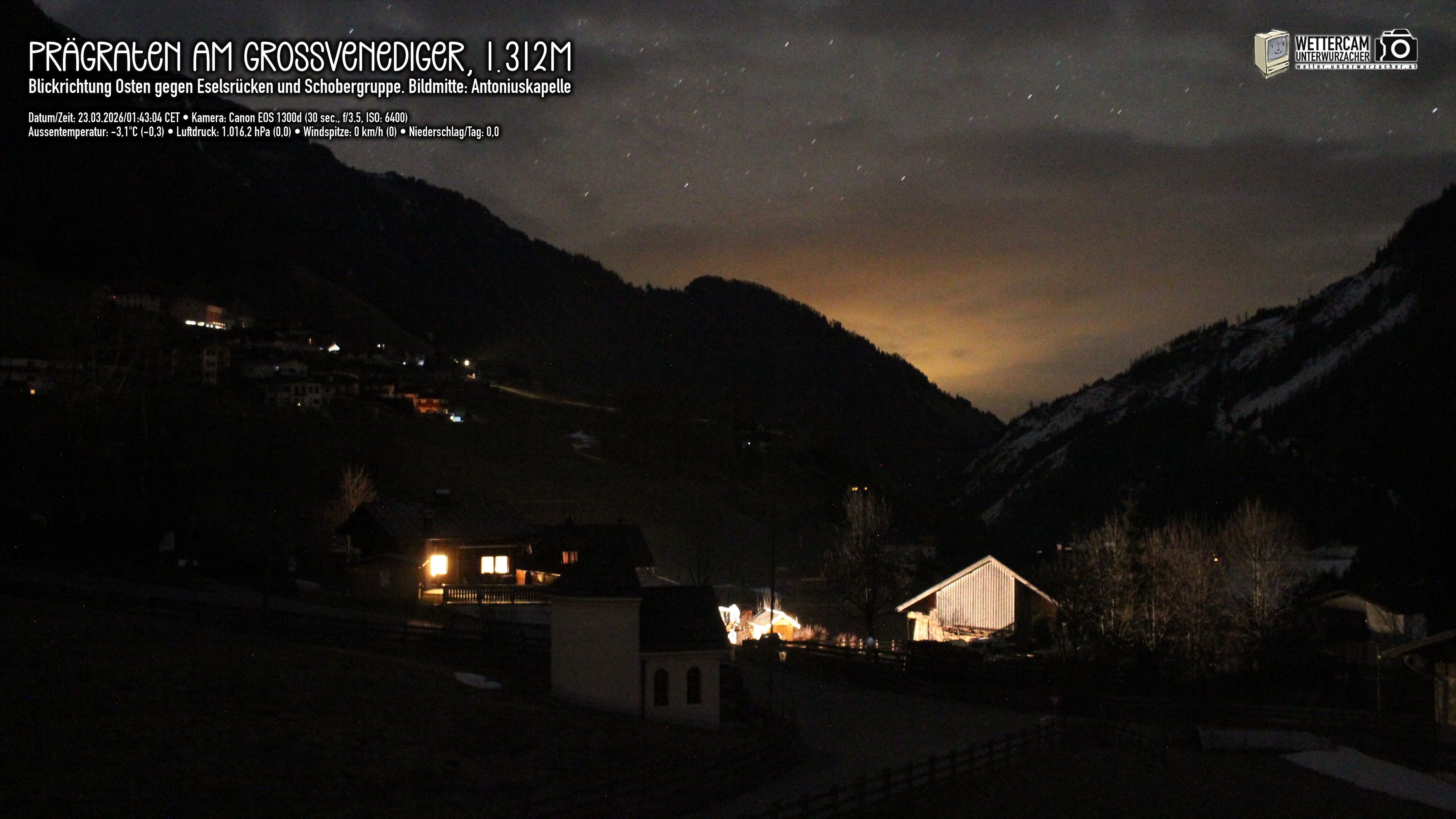 Archived image Webcam Prägraten, East Tyrol