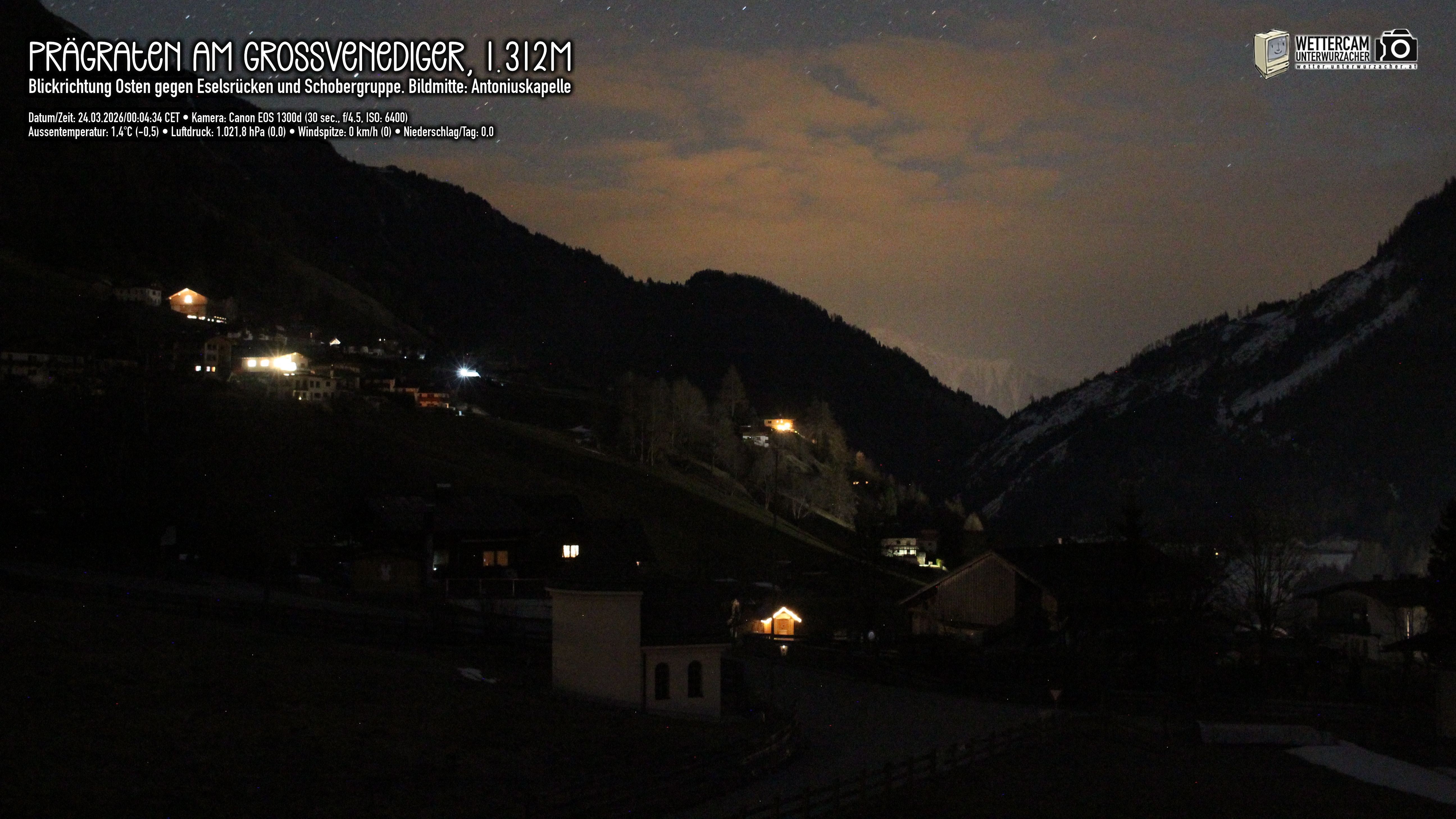 Archived image Webcam Prägraten, East Tyrol