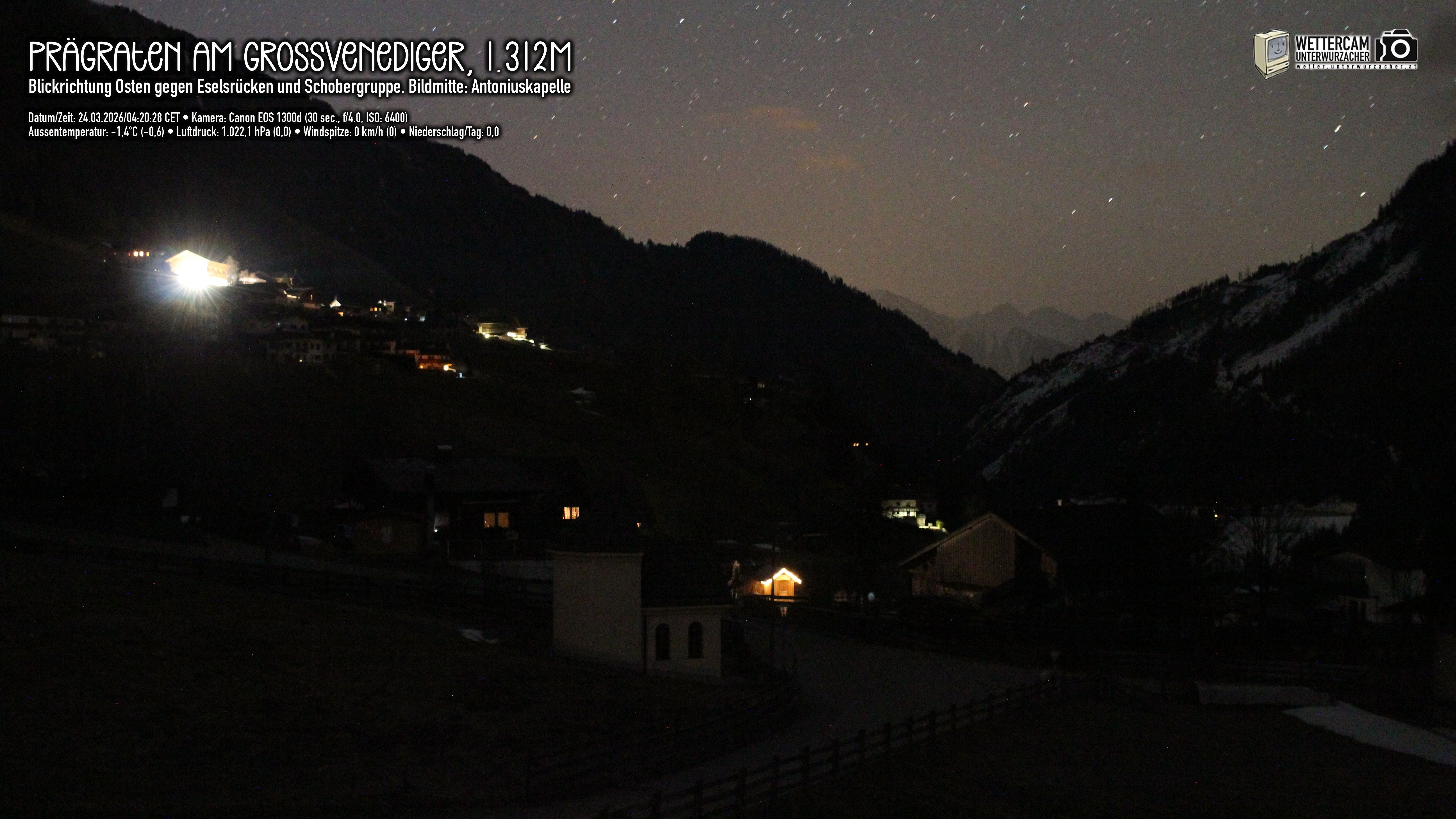 Archived image Webcam Prägraten, East Tyrol