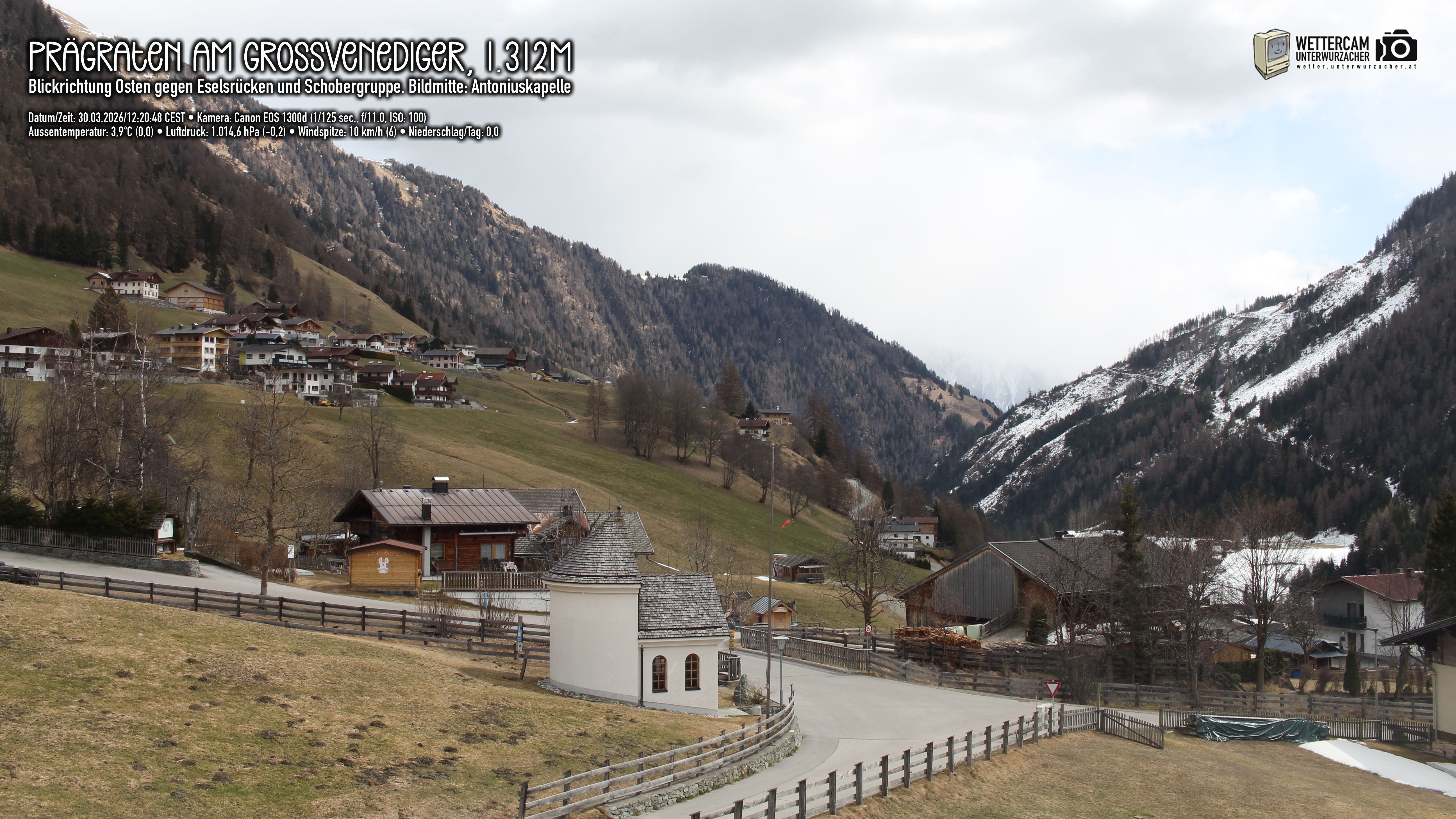 Archiv Foto Webcam Prägraten in Osttirol