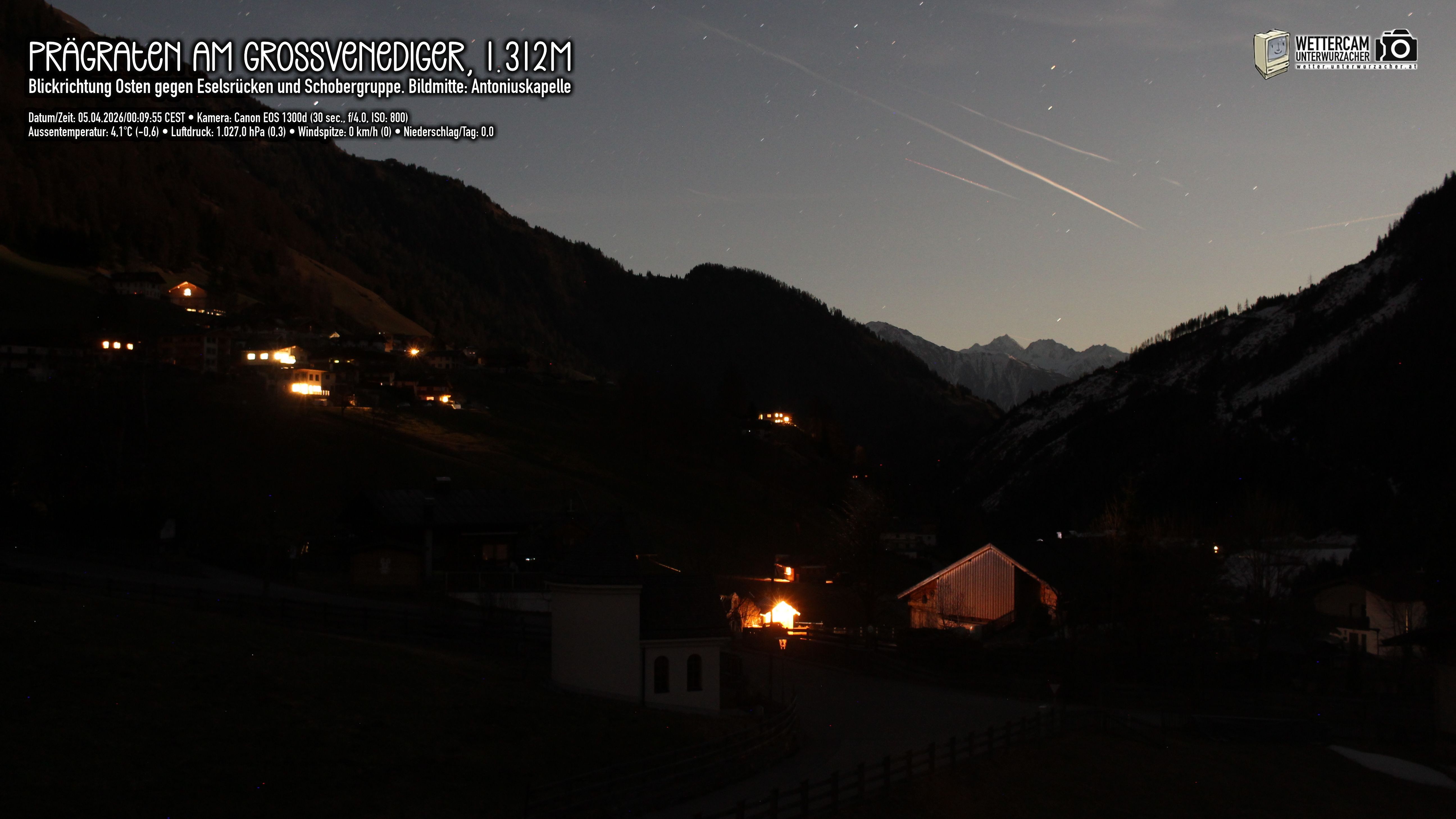 Archived image Webcam Prägraten, East Tyrol