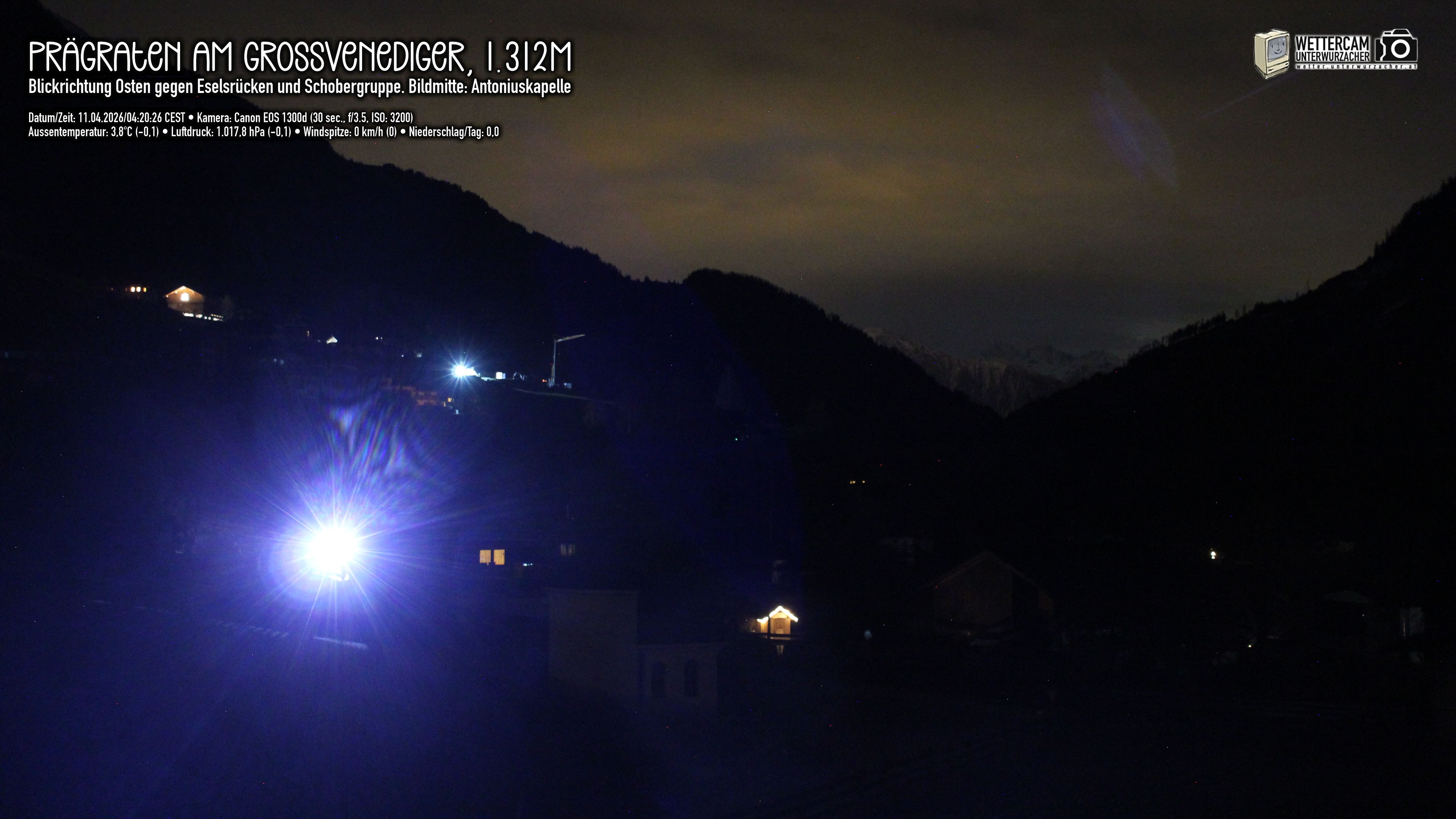 Archived image Webcam Prägraten, East Tyrol