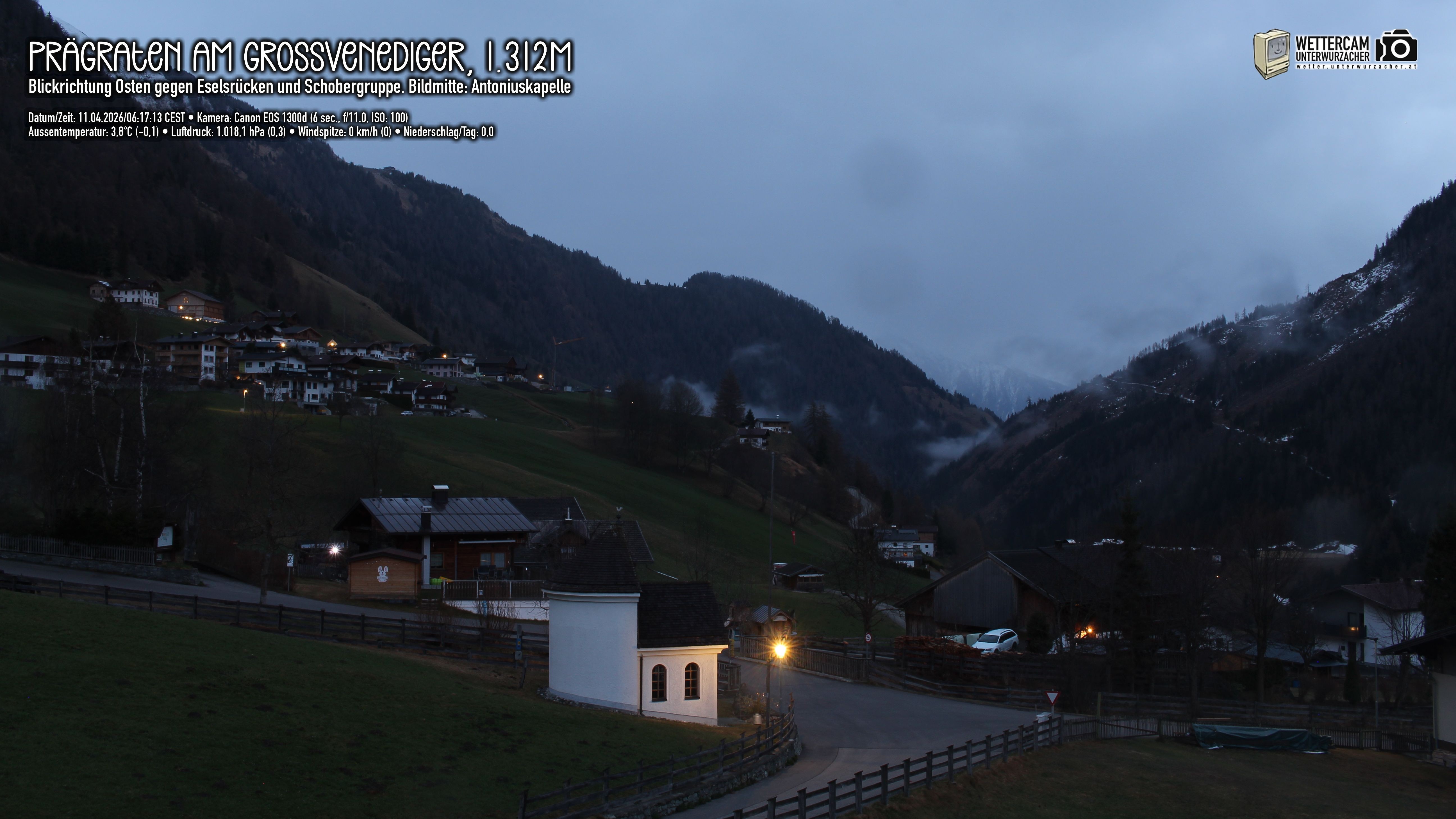 Archived image Webcam Prägraten, East Tyrol