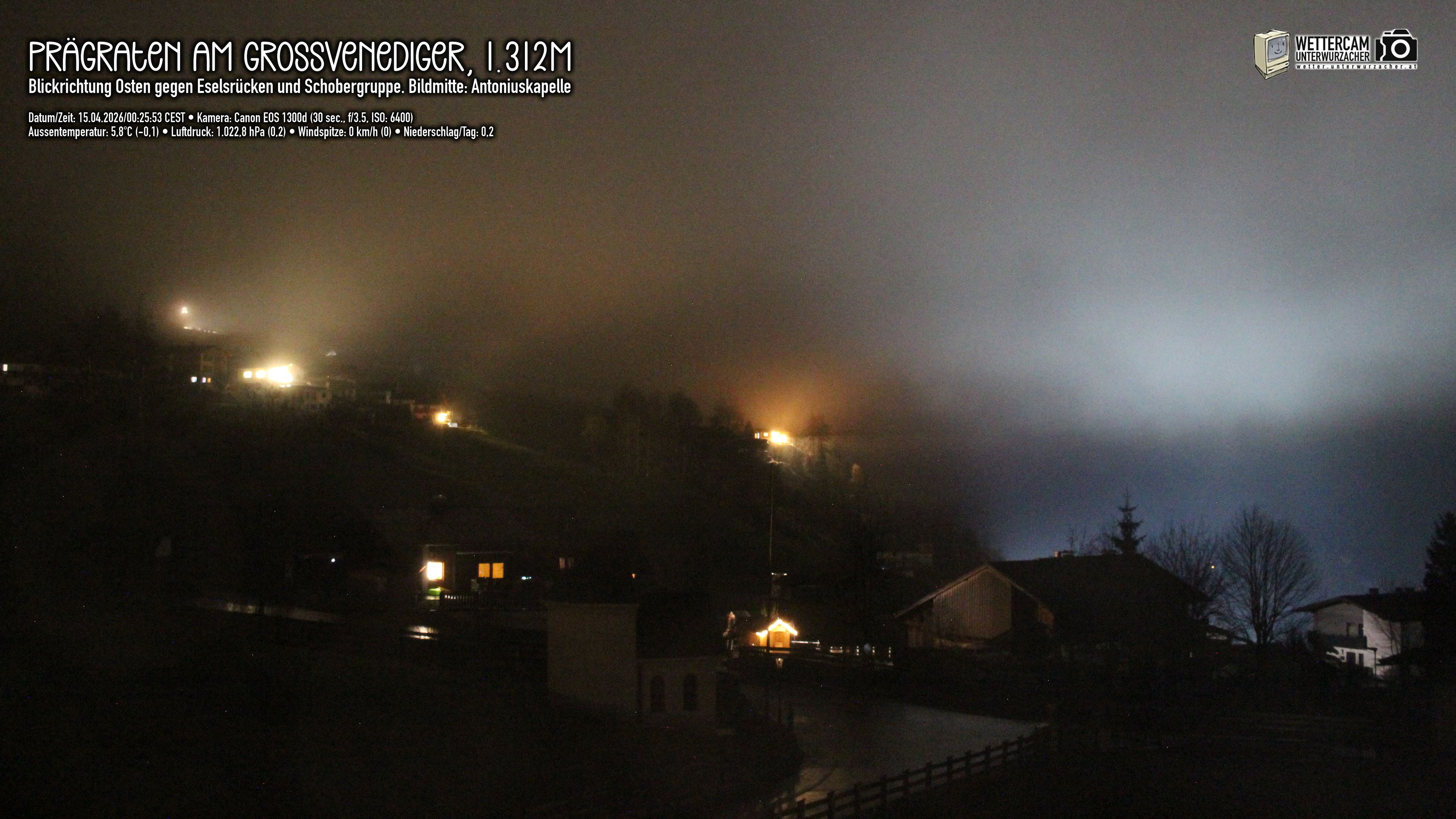 Archived image Webcam Prägraten, East Tyrol