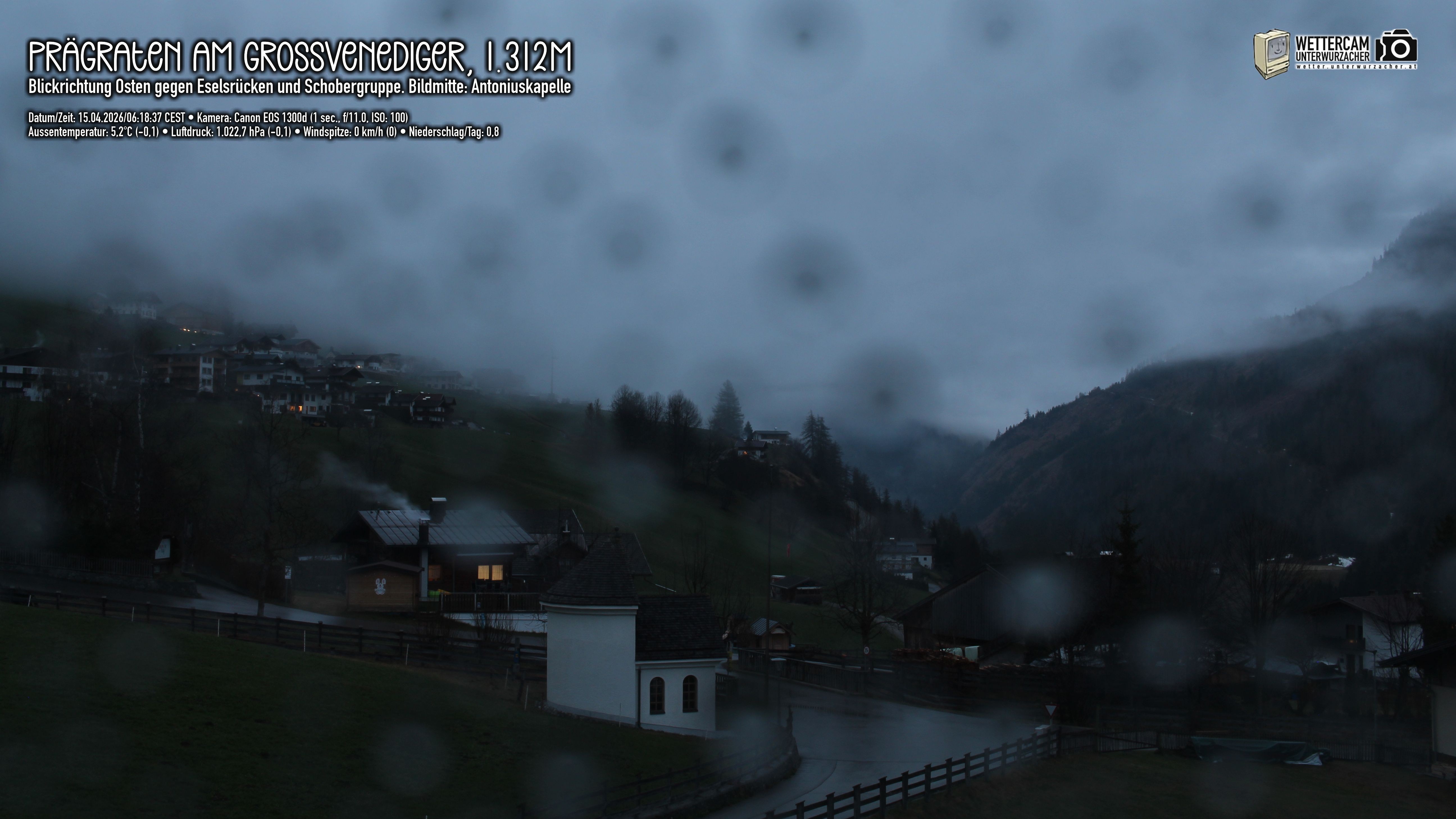 Archived image Webcam Prägraten, East Tyrol