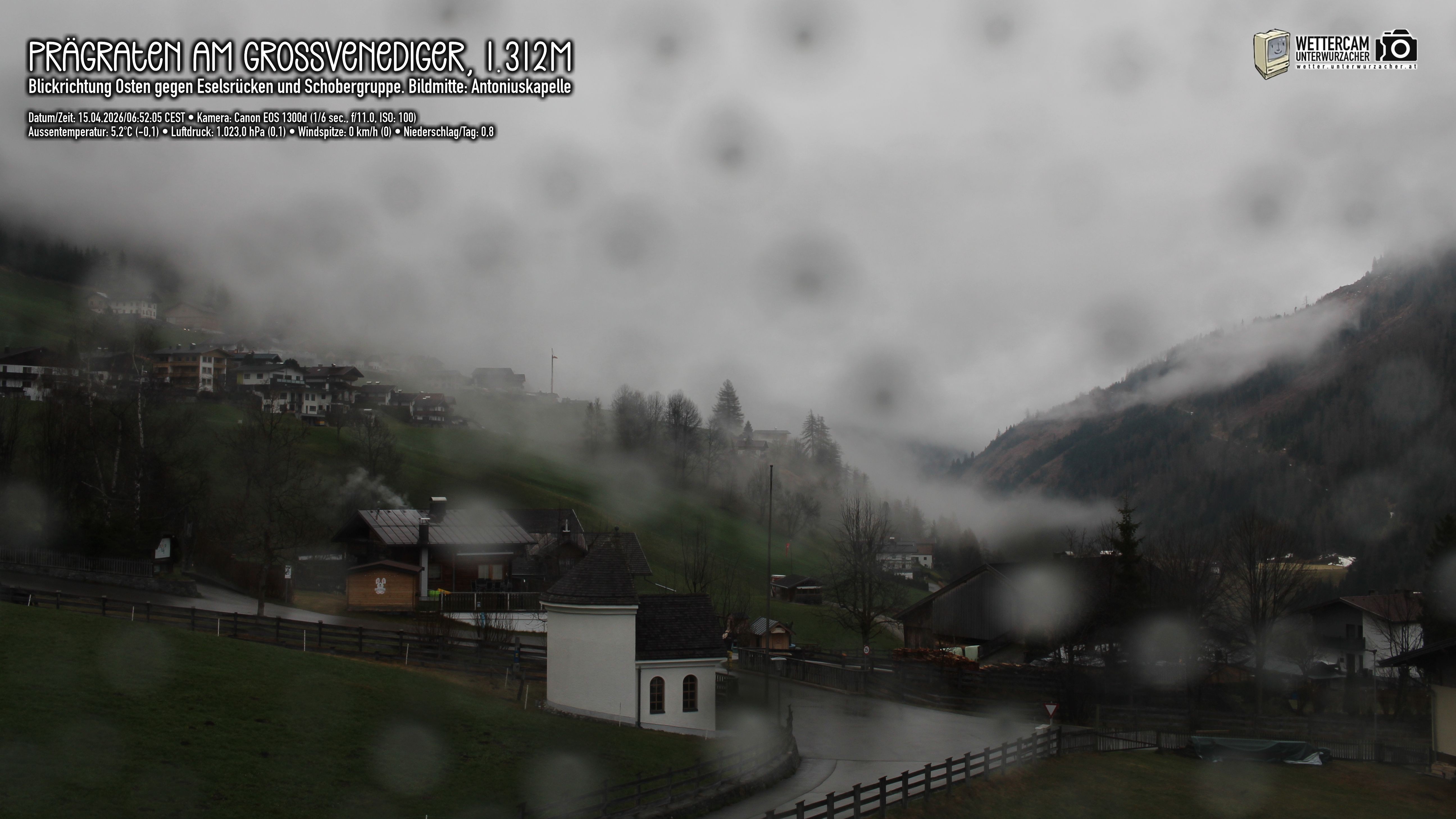 Archived image Webcam Prägraten, East Tyrol