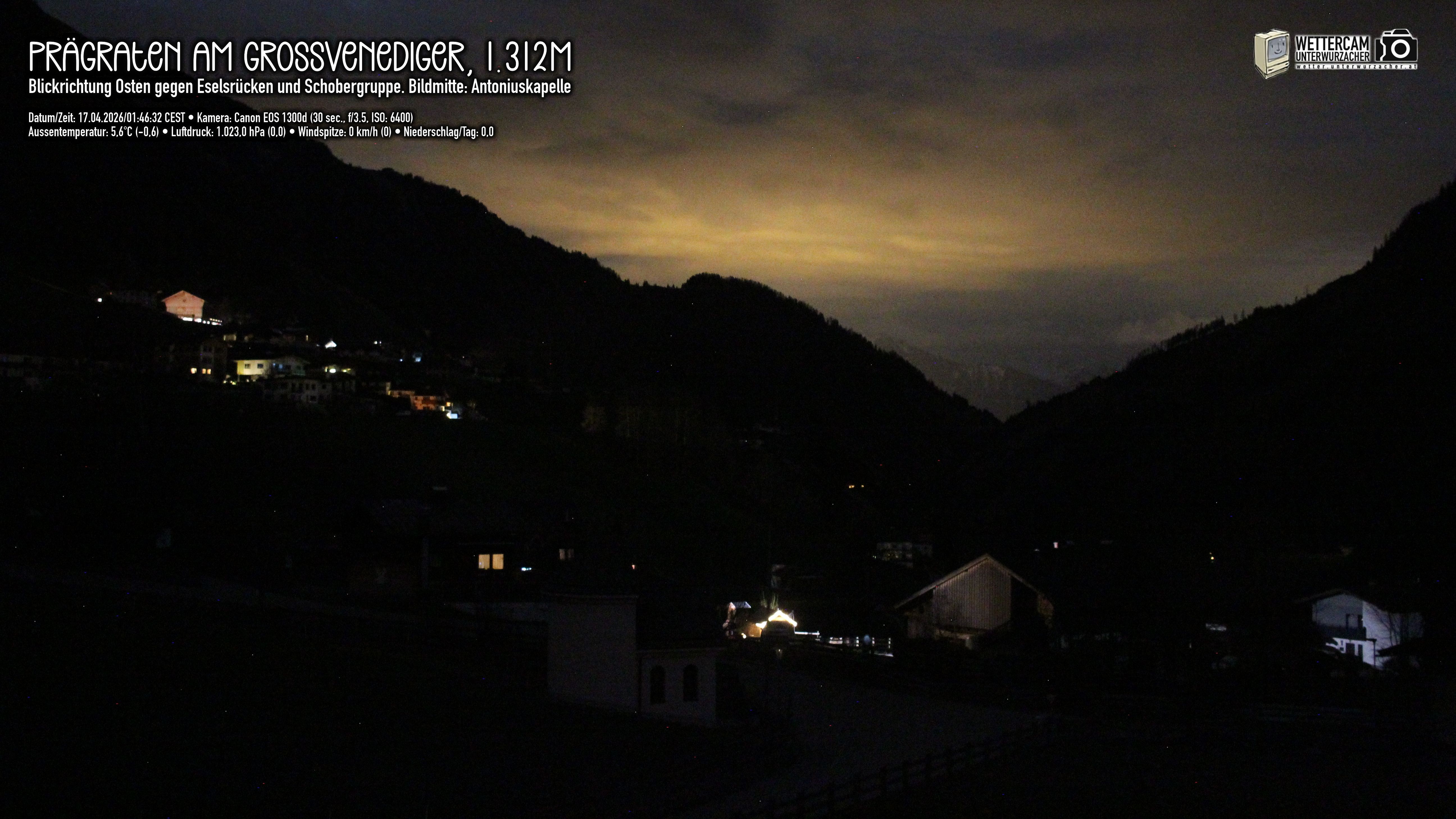 Archiv Foto Webcam Prägraten in Osttirol