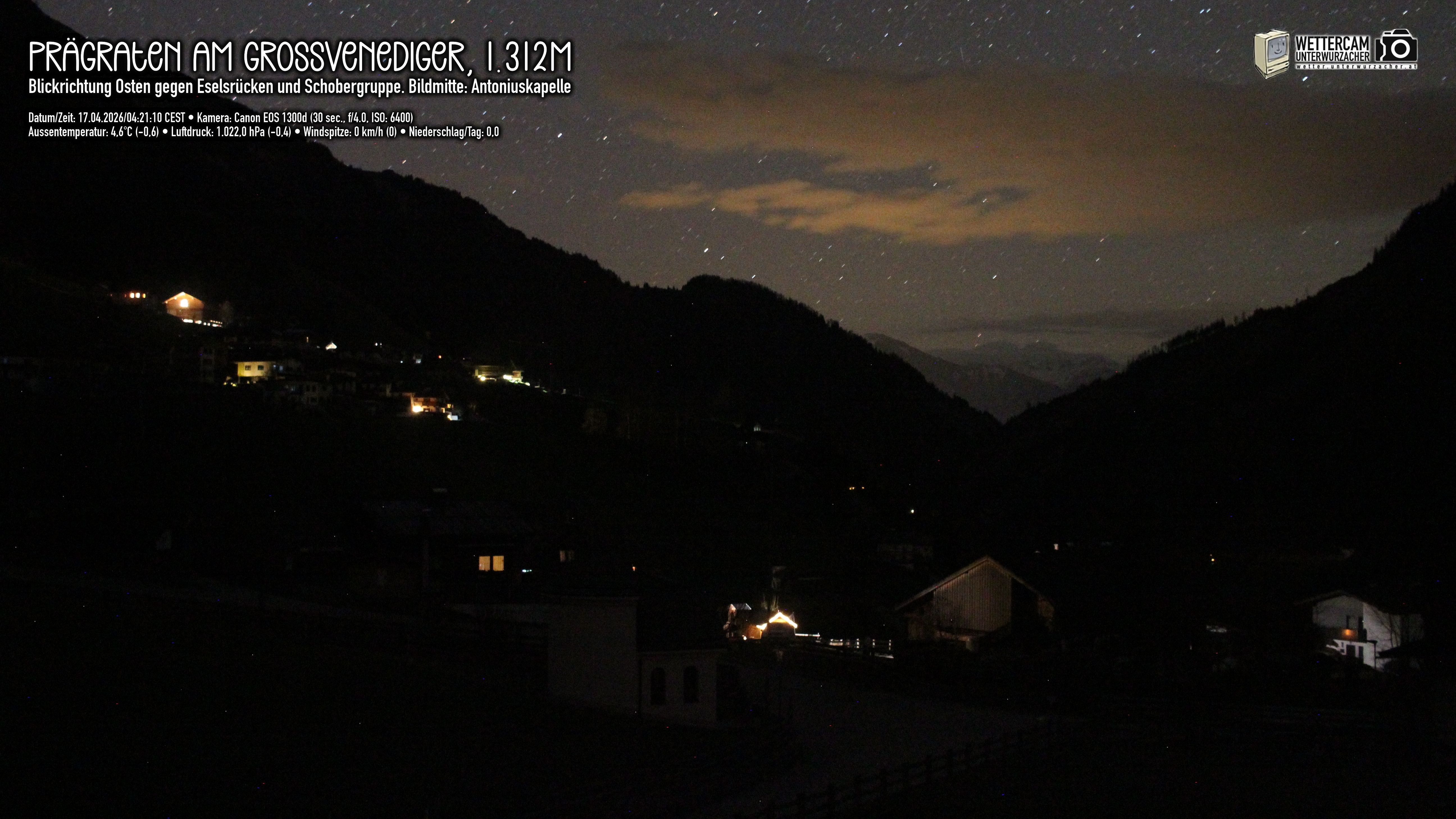 Archiv Foto Webcam Prägraten in Osttirol