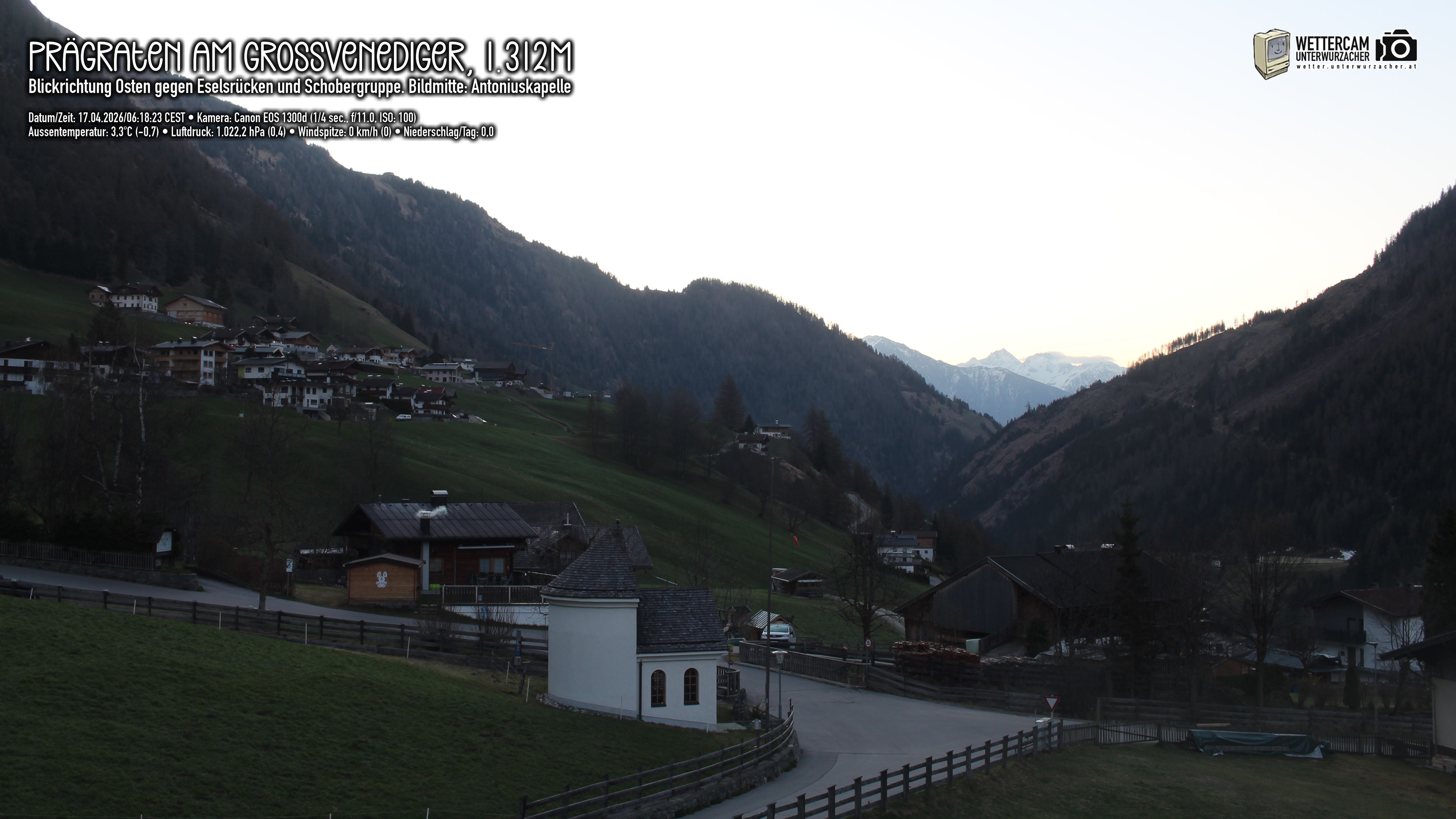 Archiv Foto Webcam Prägraten in Osttirol