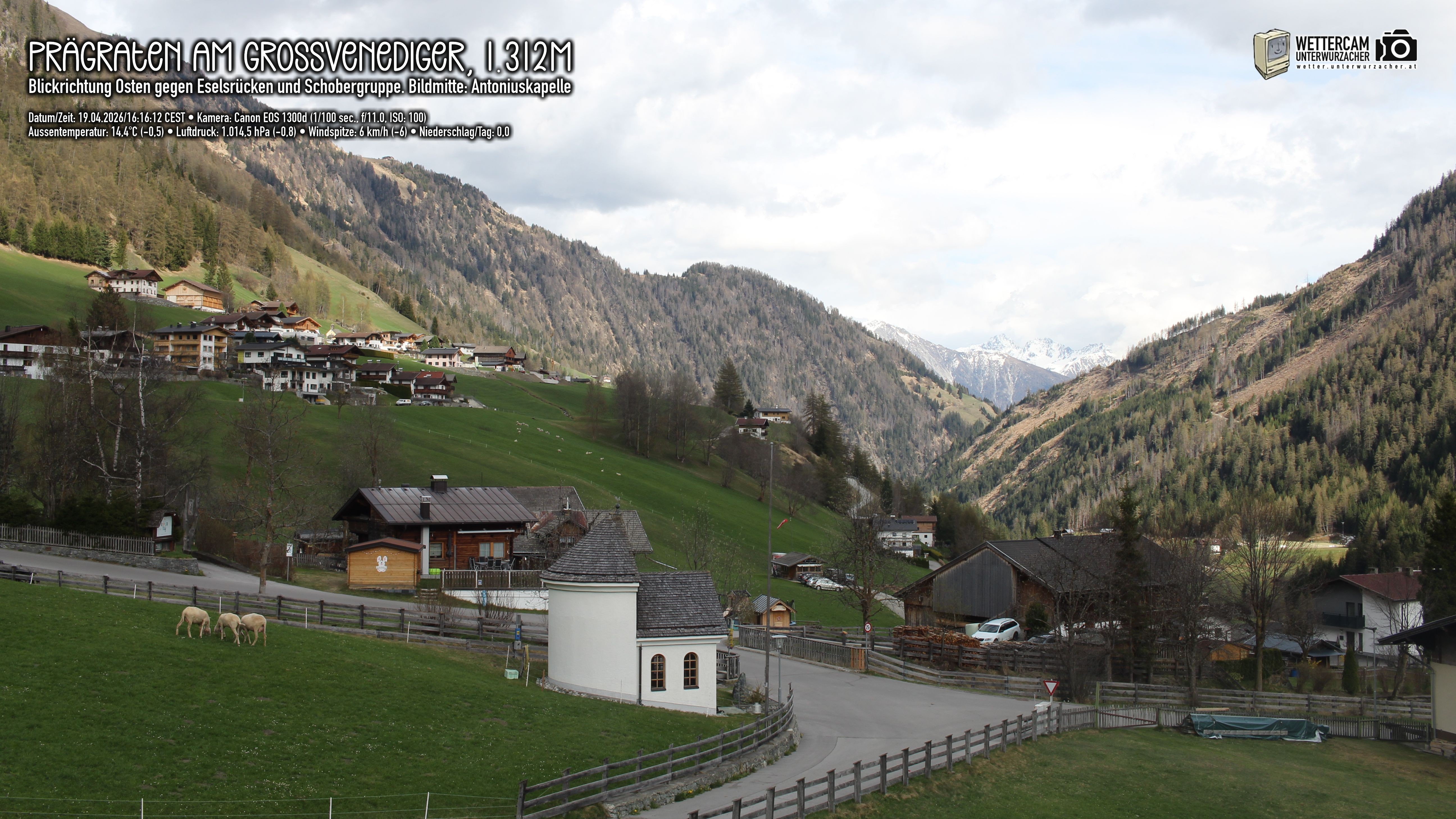 Archiv Foto Webcam Prägraten in Osttirol