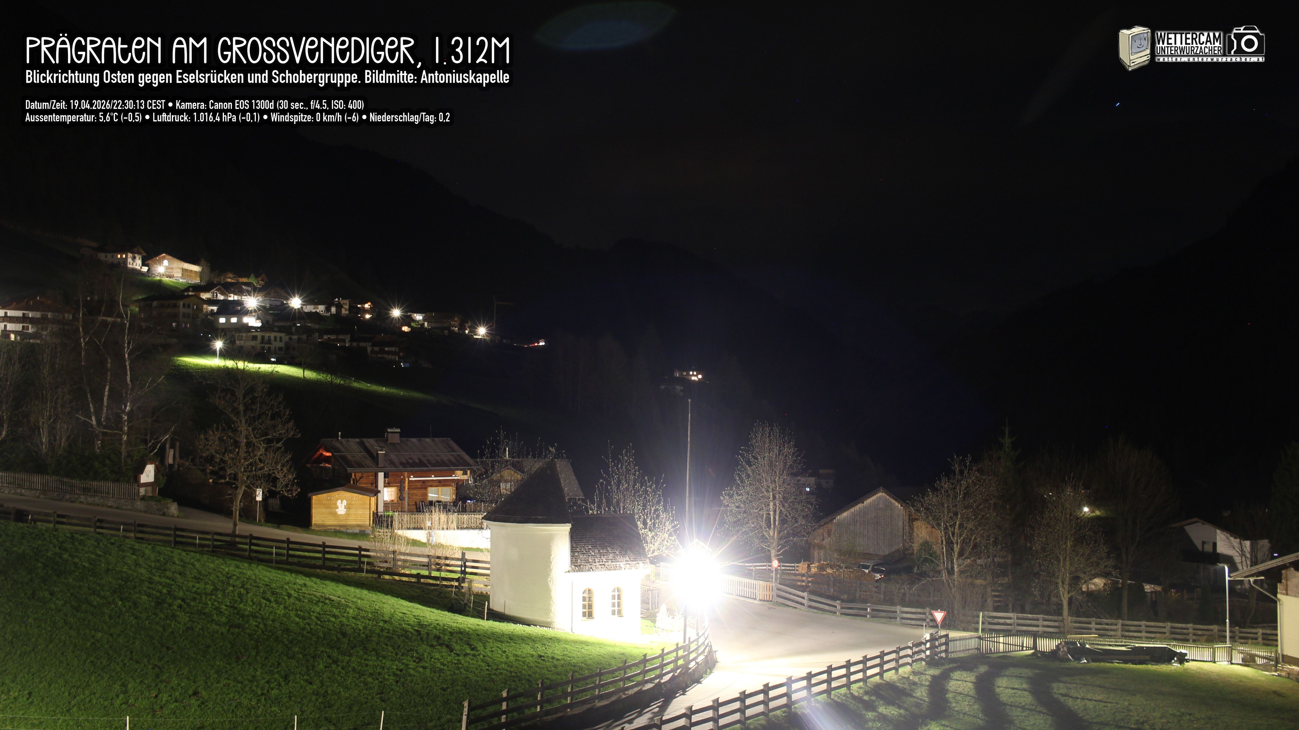 Archiv Foto Webcam Prägraten in Osttirol