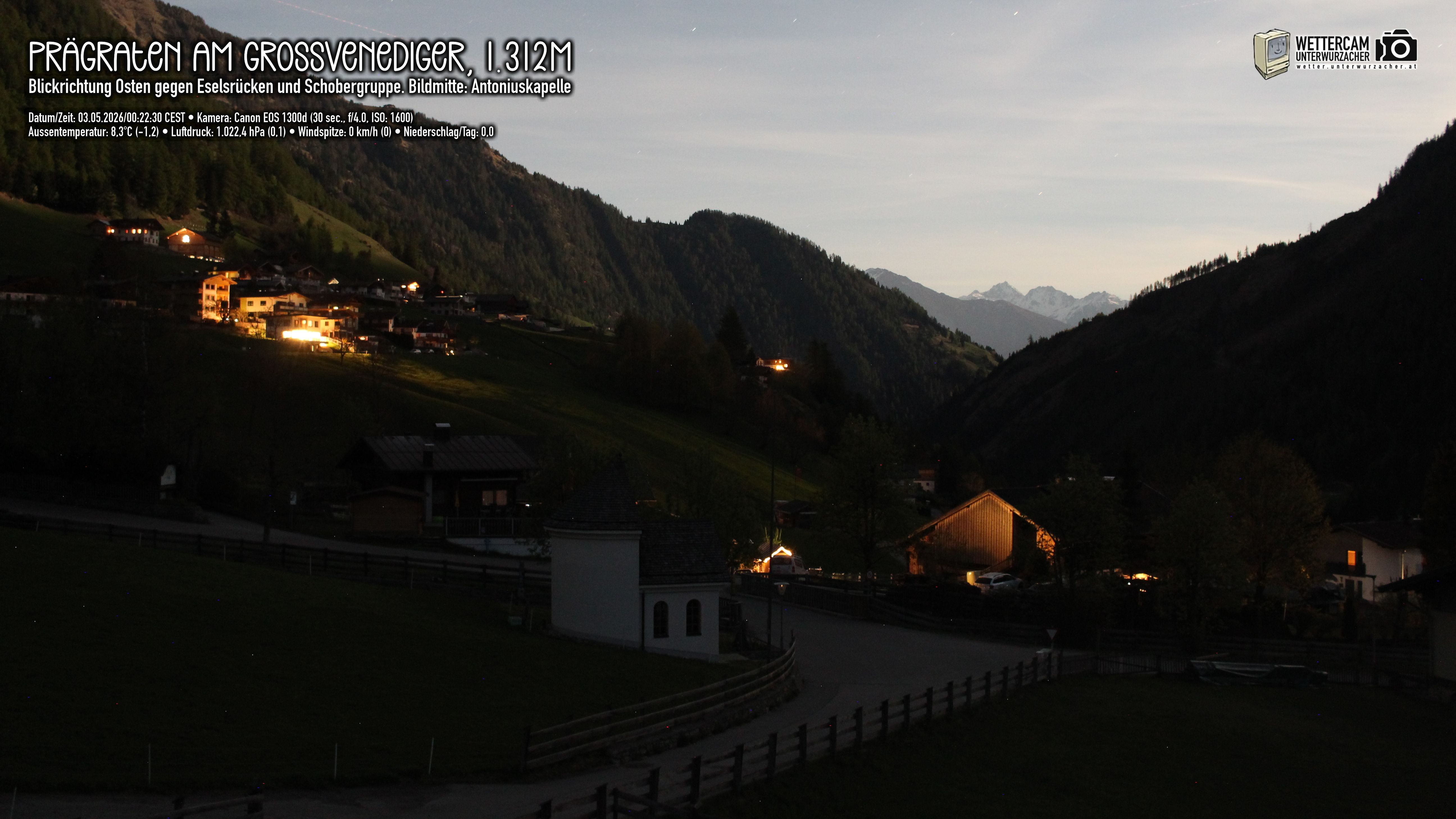 Archived image Webcam Prägraten, East Tyrol